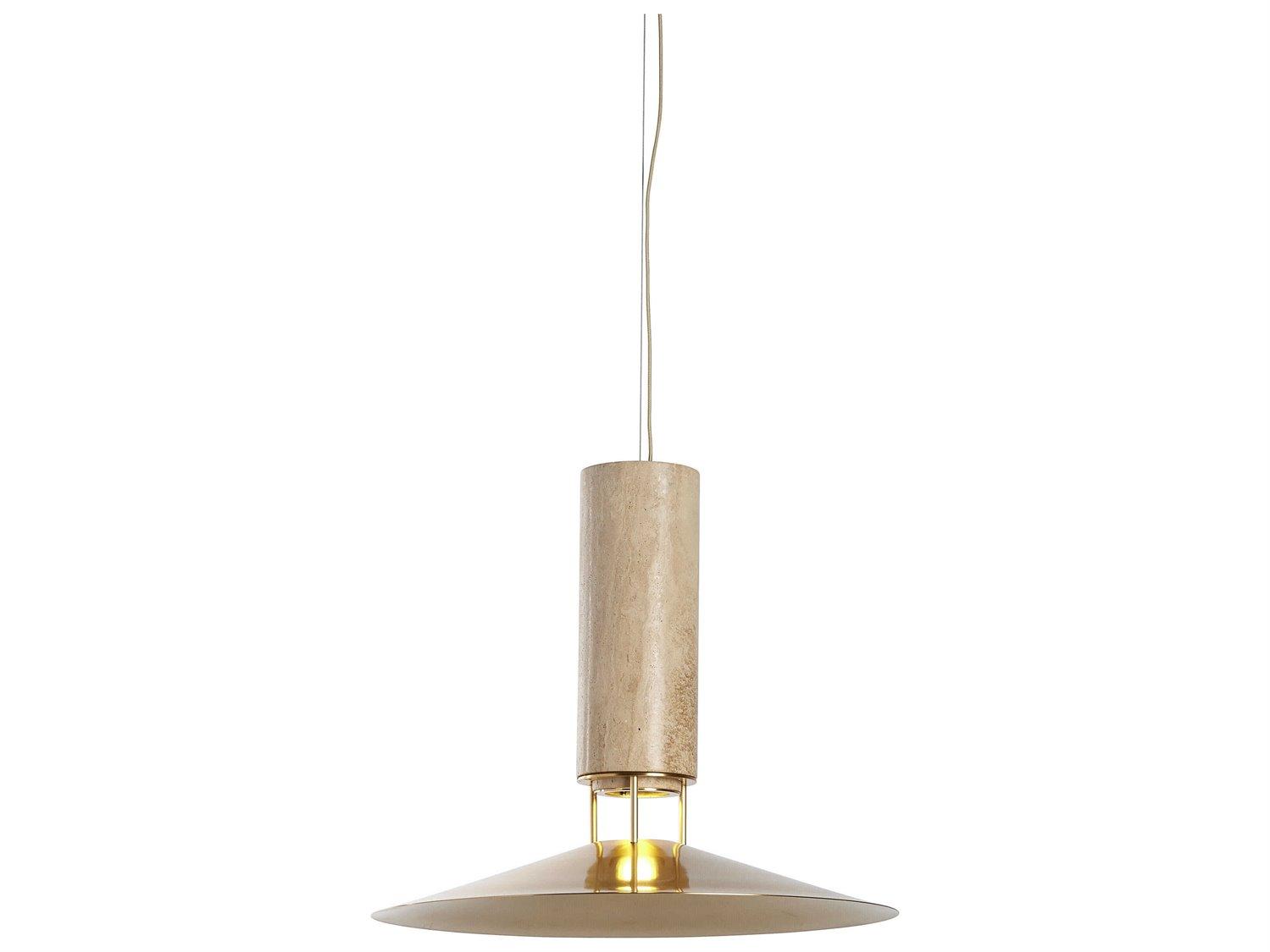 Carpyen Rebound 1-Light Travertine Brown Pendant