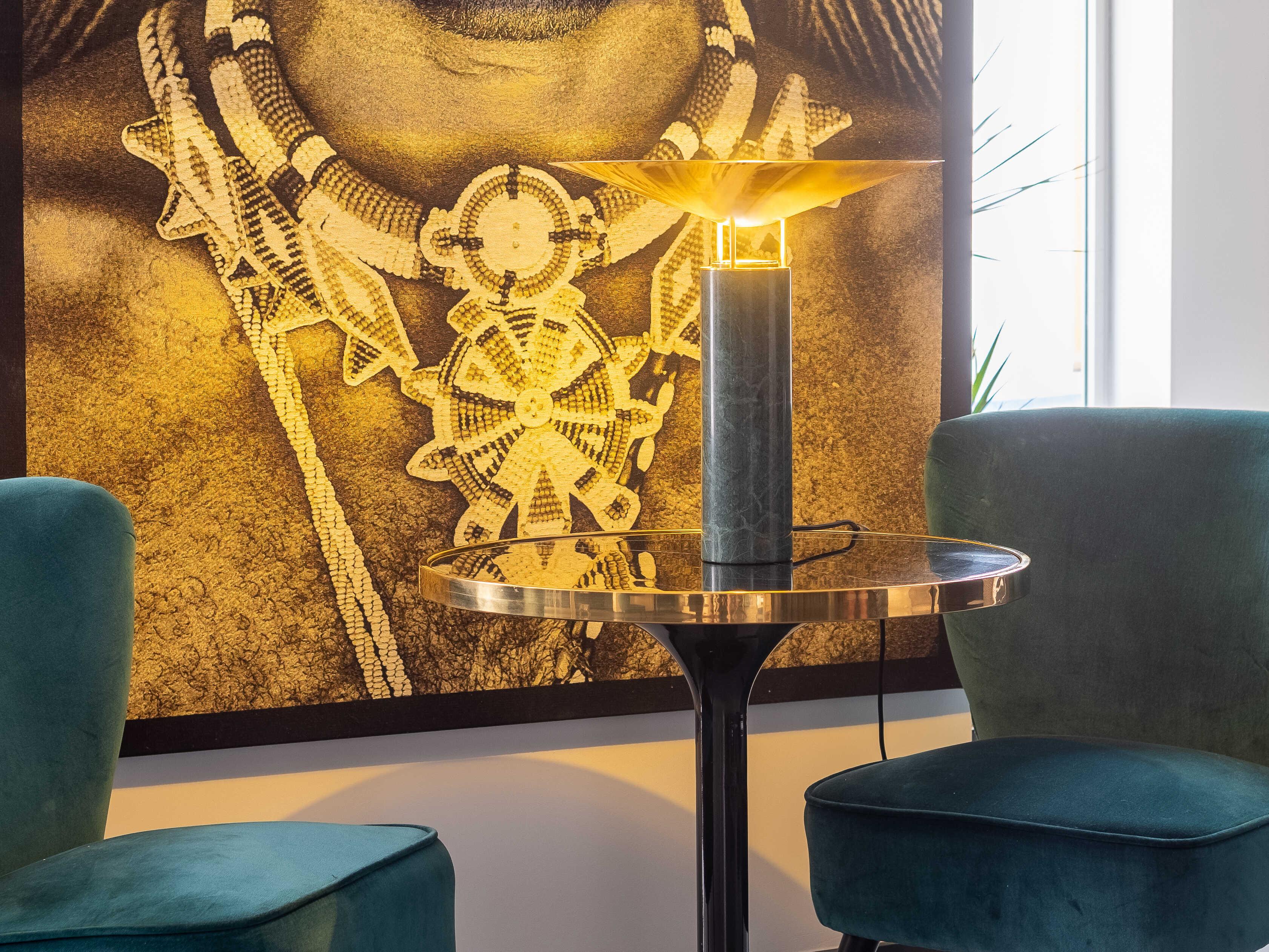 Carpyen Rebound Green Table Lamp