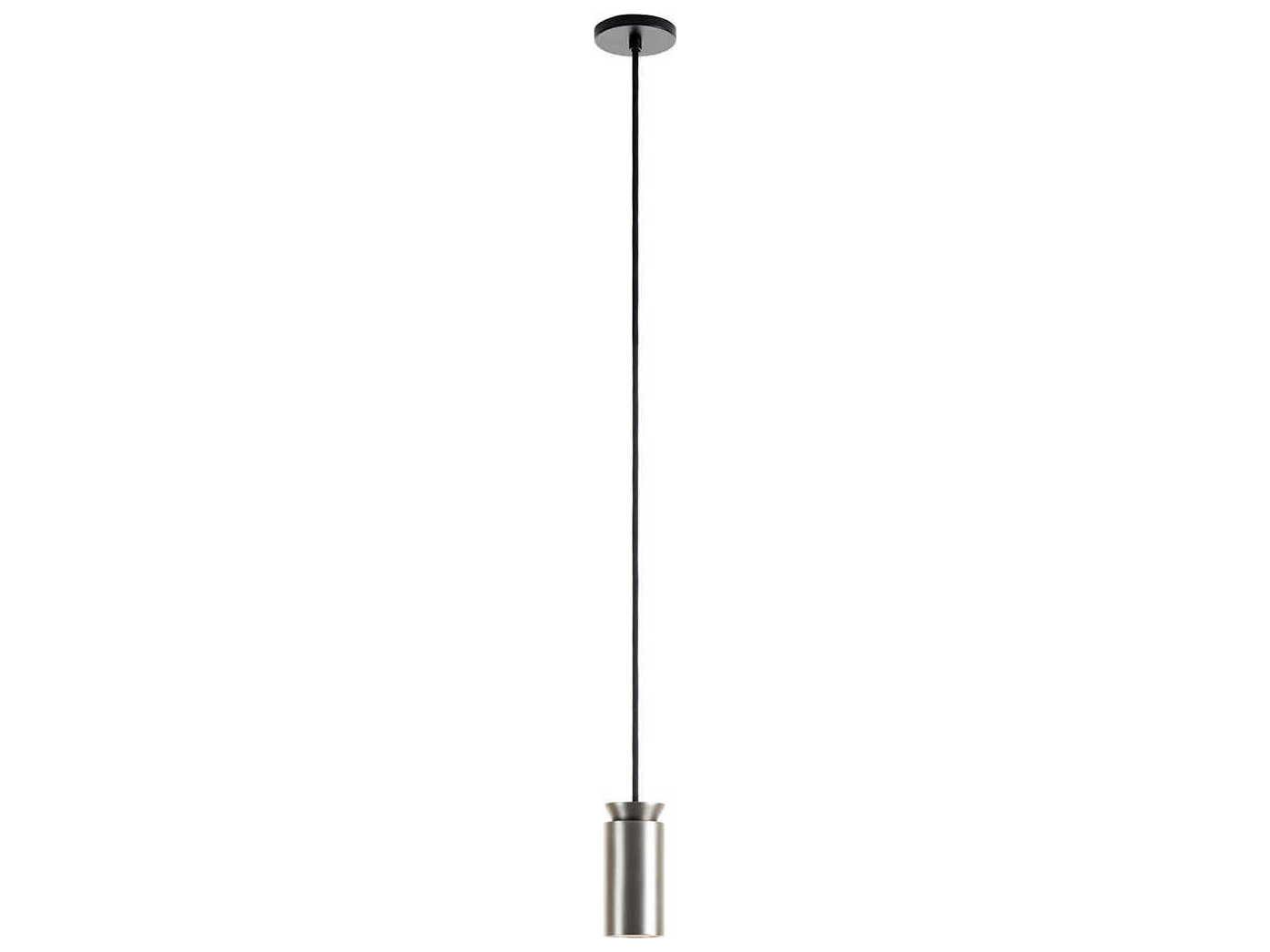 Carpyen Triana 1-Light Matt Nickel Cylinder Mini Pendant