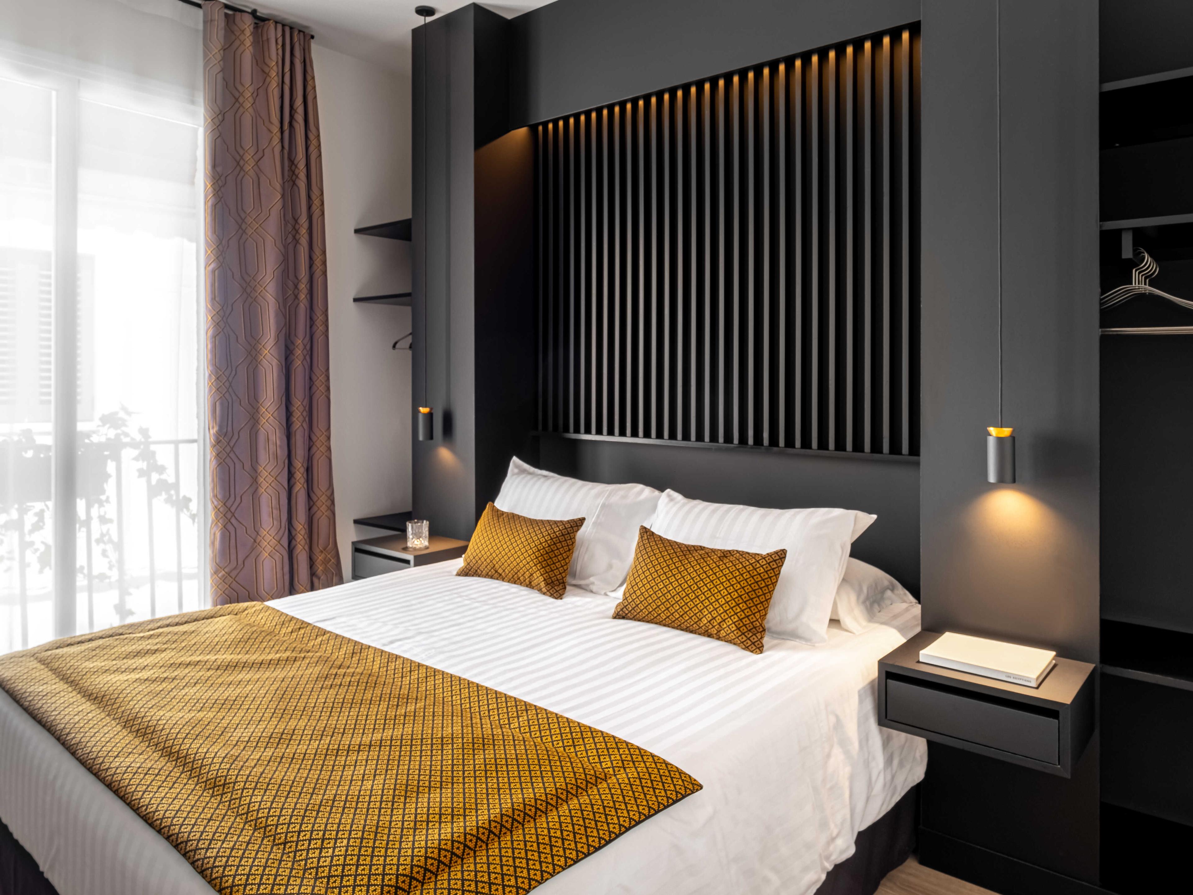 Carpyen Triana 1-Light Black Satin Gold Cylinder Mini Pendant