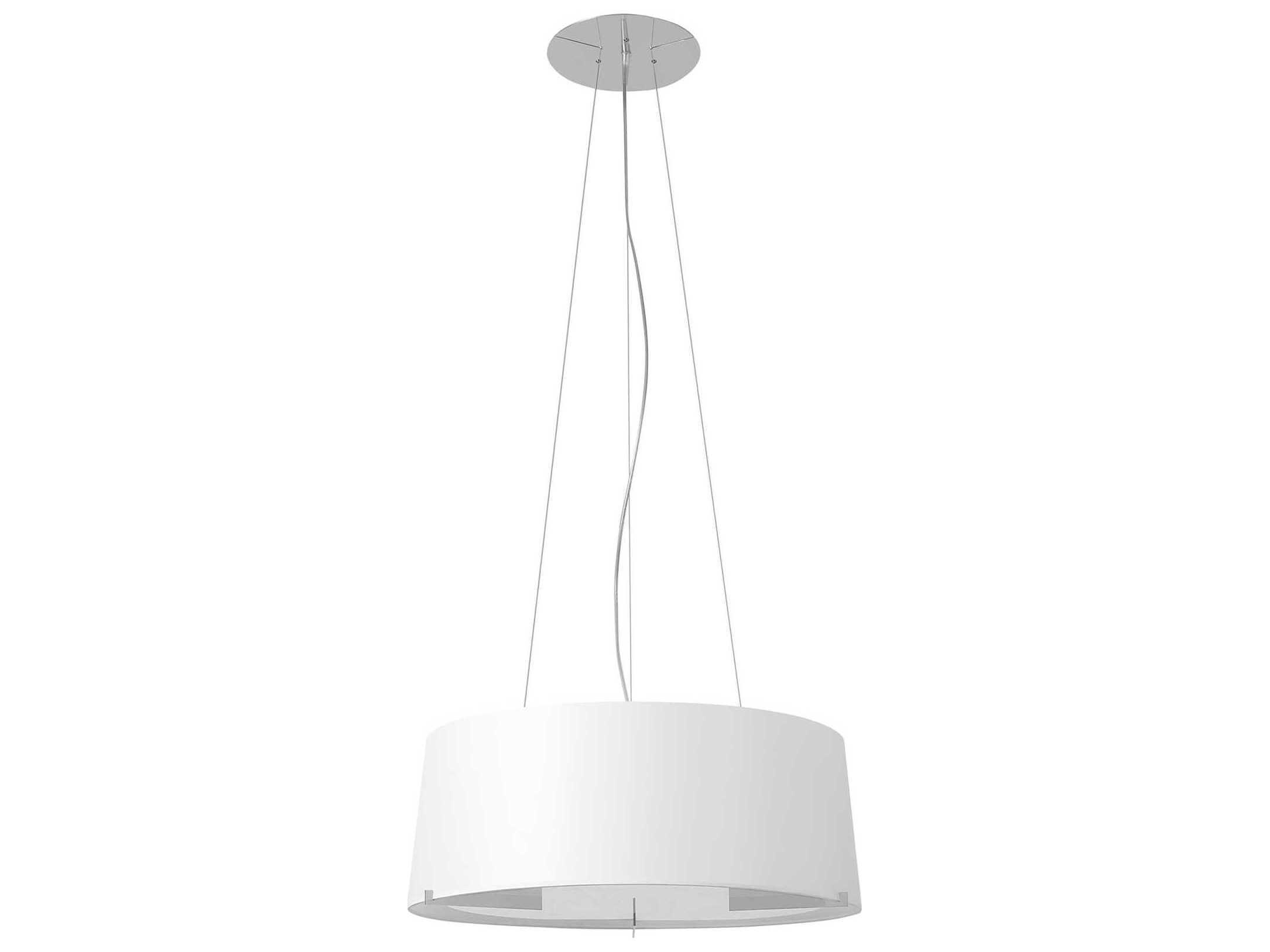 Carpyen Aitana 2-Light Matt Nickel Drum Pendant