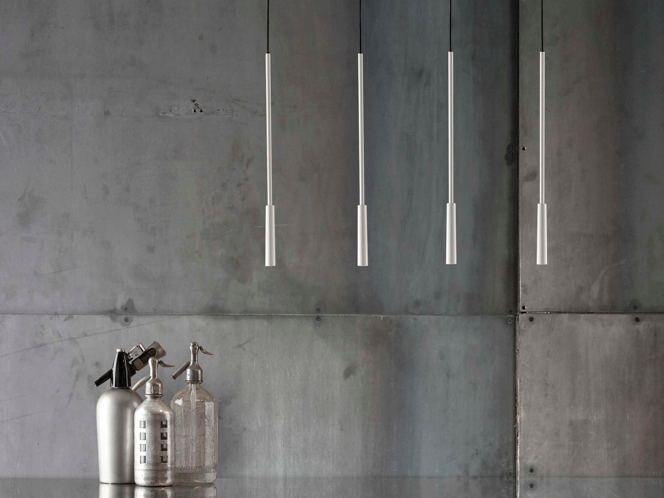 Carpyen Pippet White Cylinder Mini Pendant