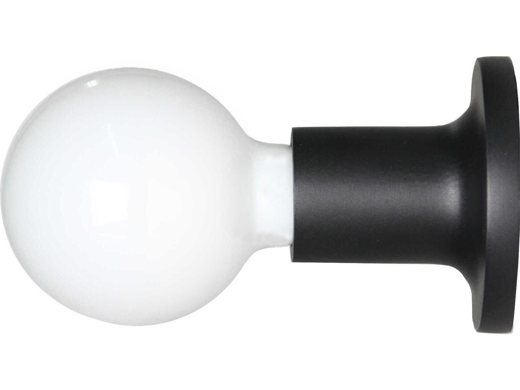 Carpyen Punt 1-Light Black Wall Sconce