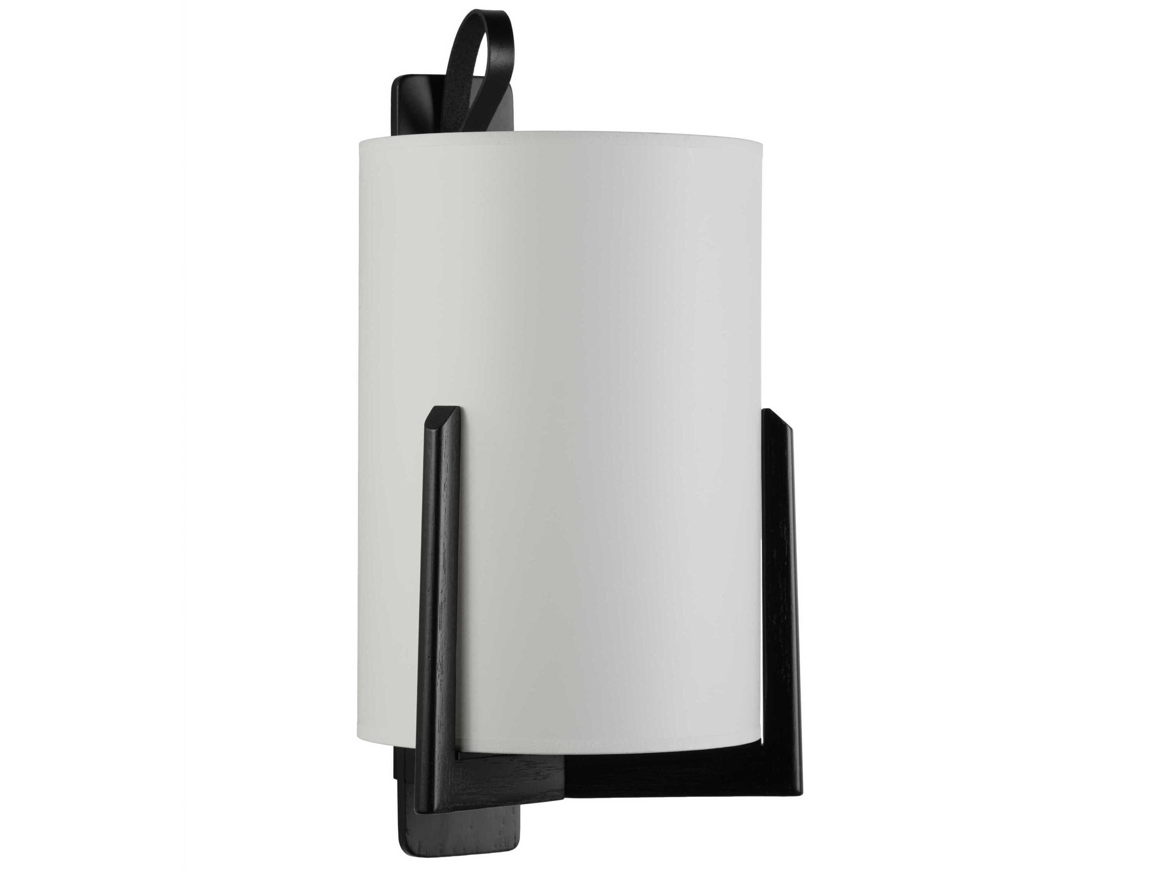 Carpyen Greta 1-Light Black Oak Wall Sconce