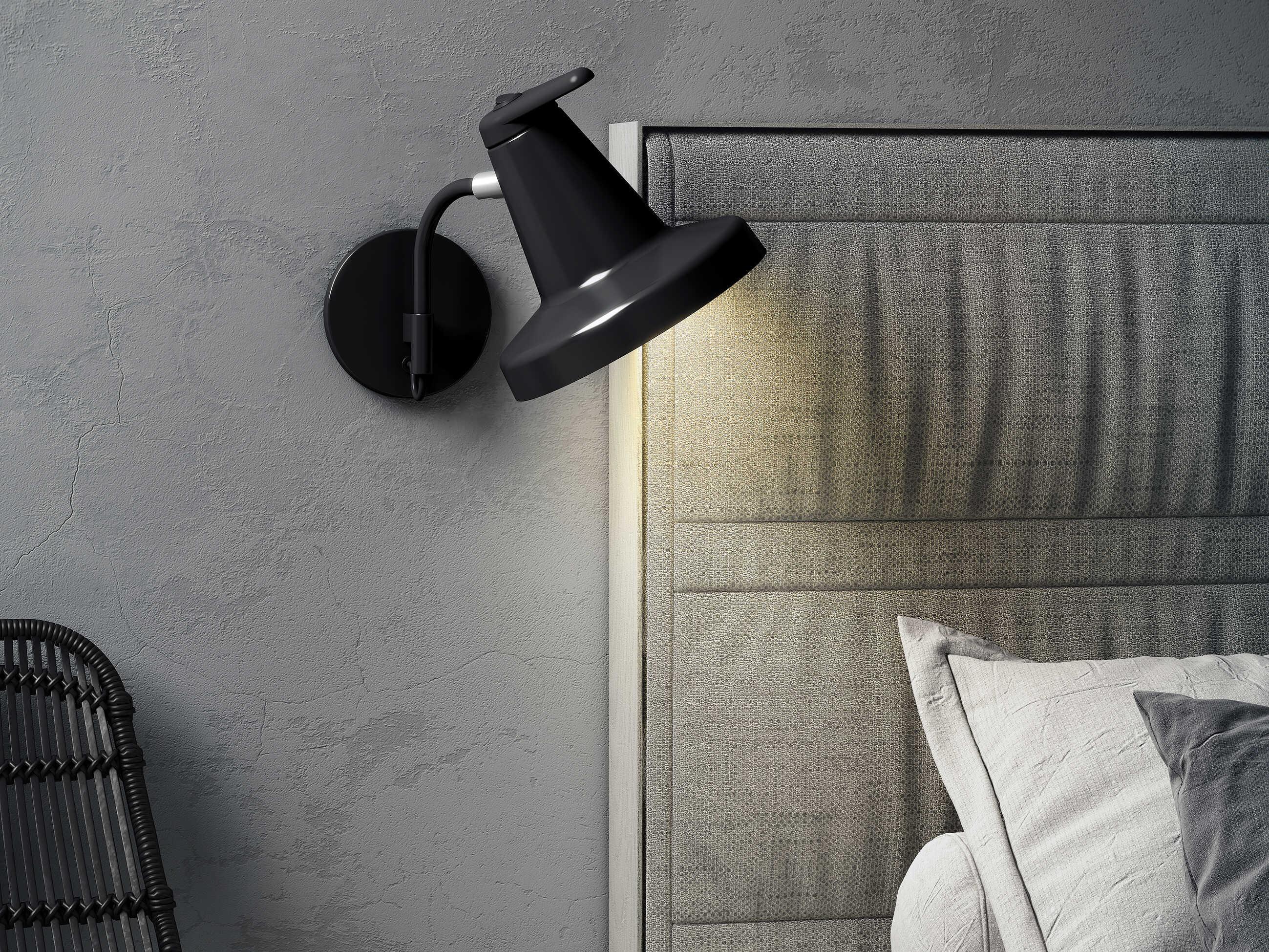 Carpyen Garcon 1-Light Black Wall Sconce
