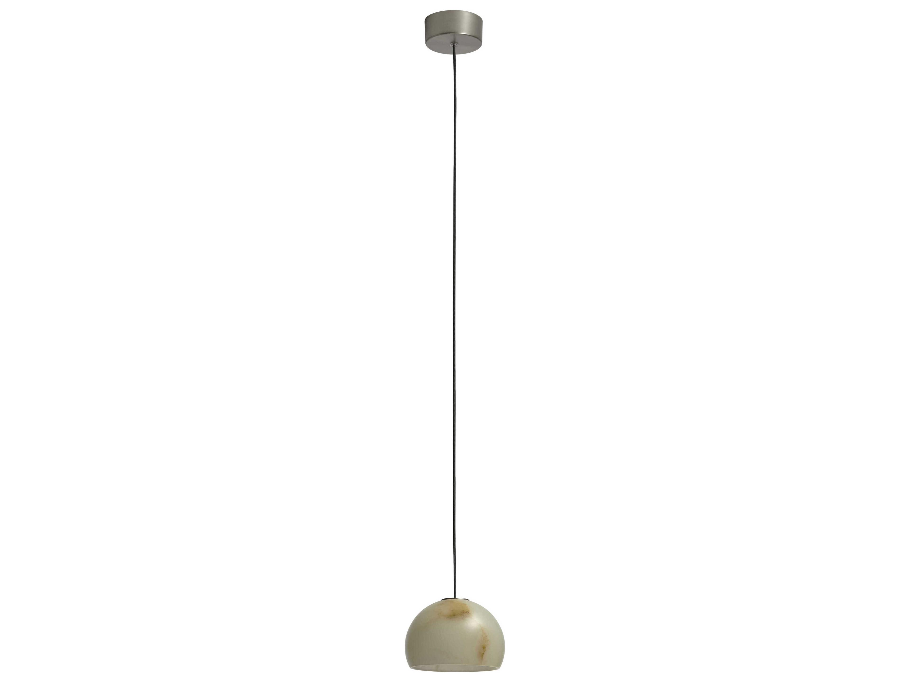Carpyen Neil Matt Nickel Dome Mini Pendant