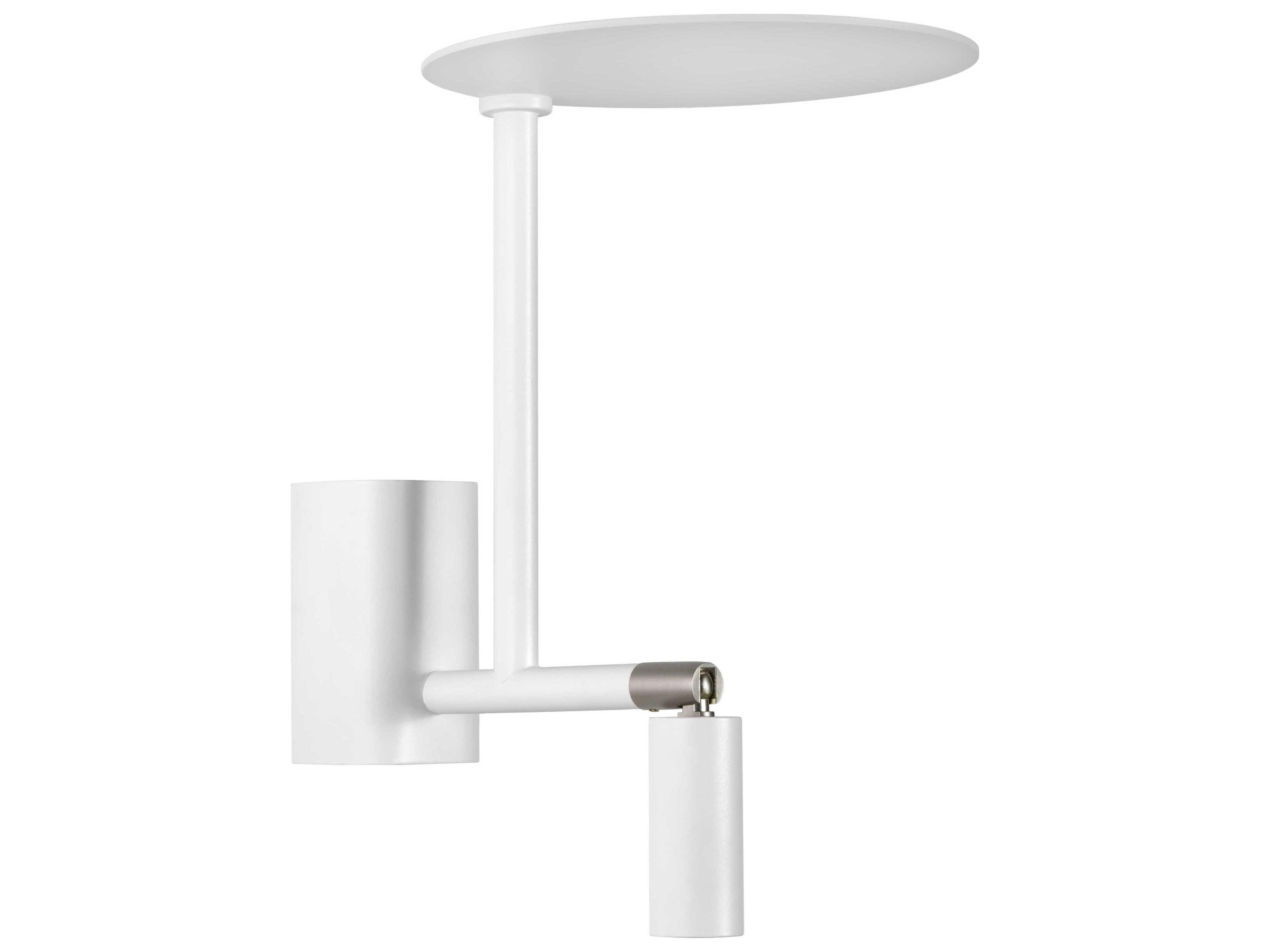 Carpyen Kelly White Nickel Wall Sconce