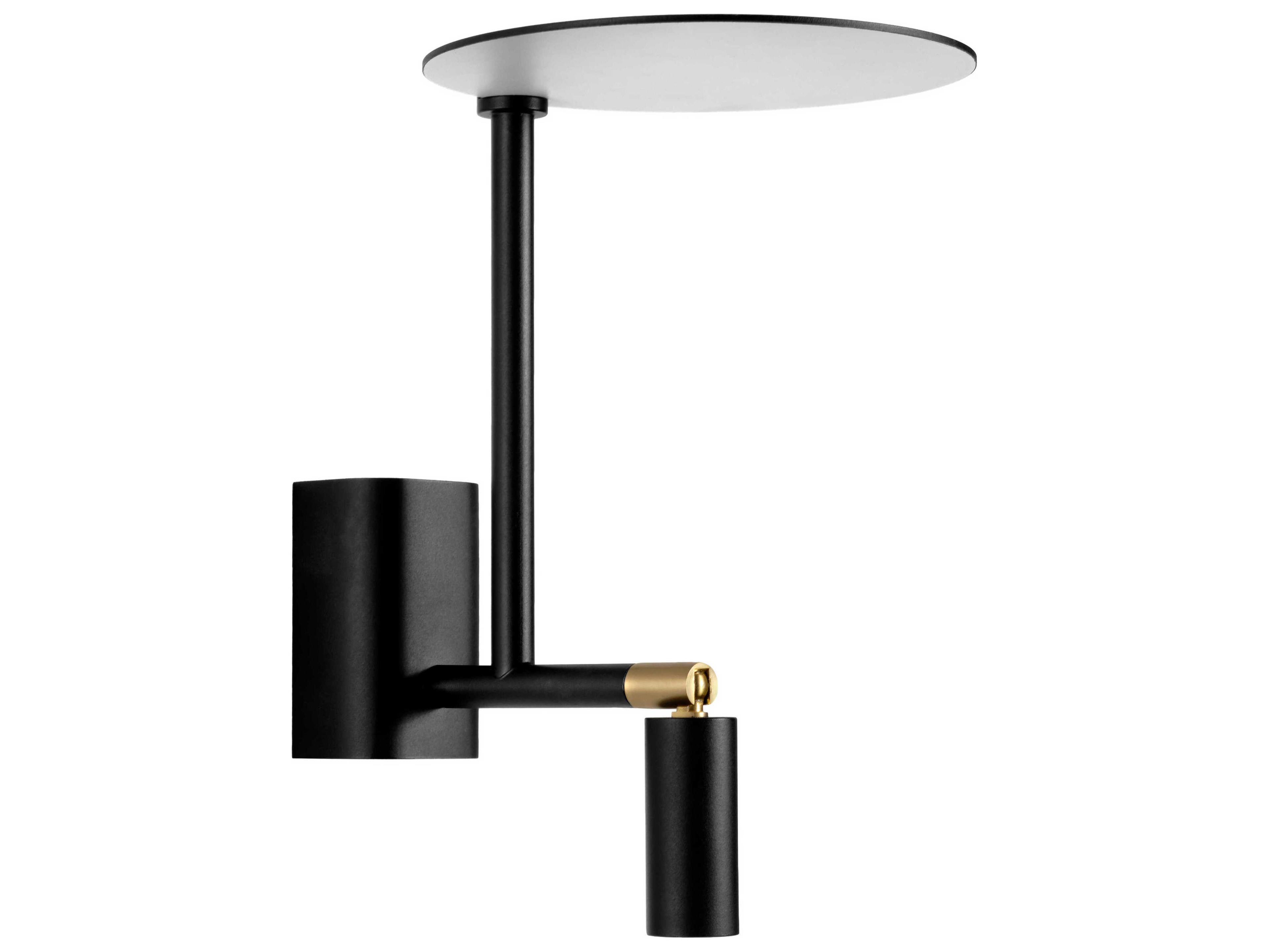 Carpyen Kelly Black Gold Wall Sconce