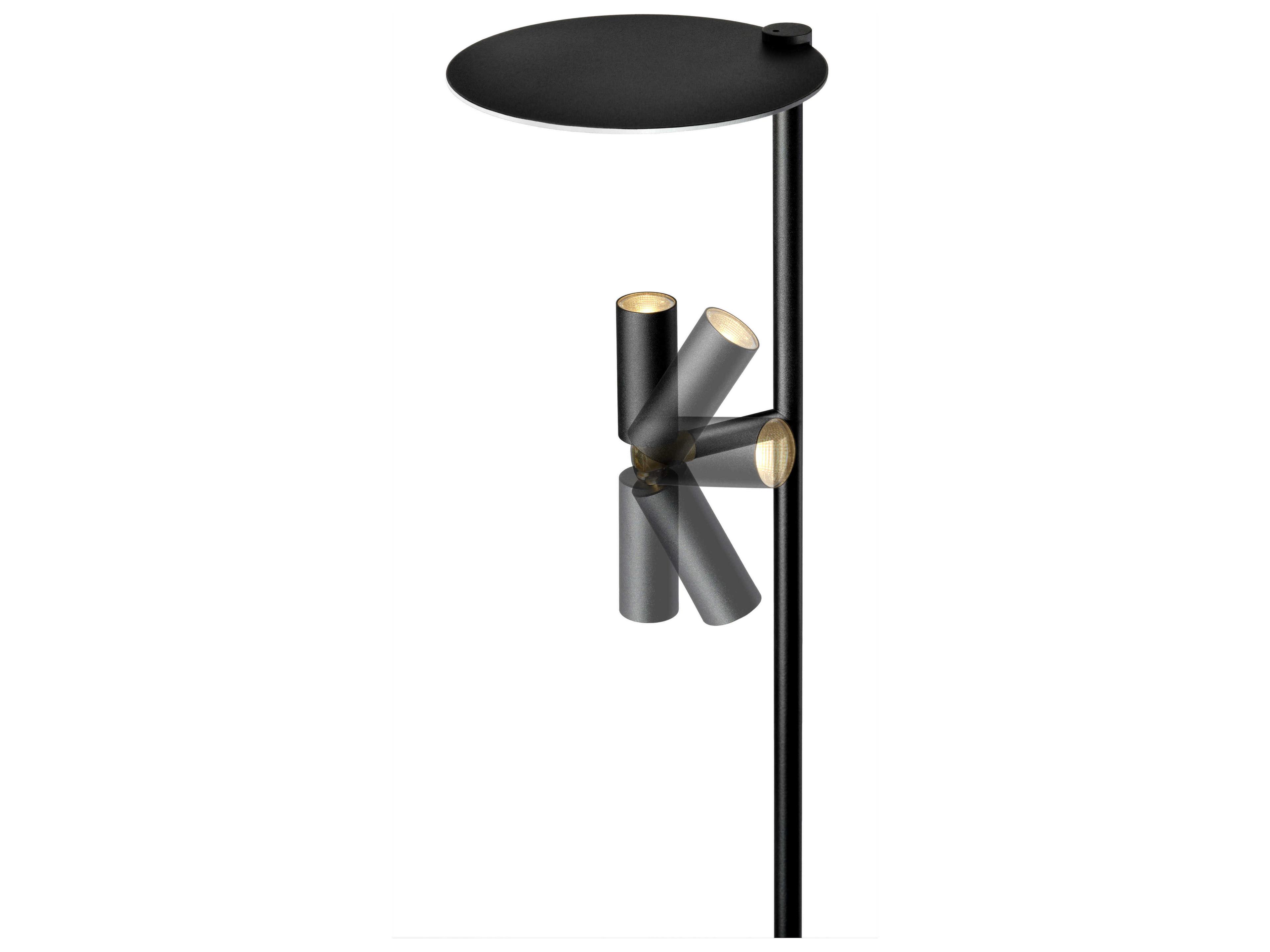 Carpyen Kelly Black Gold Floor Lamp