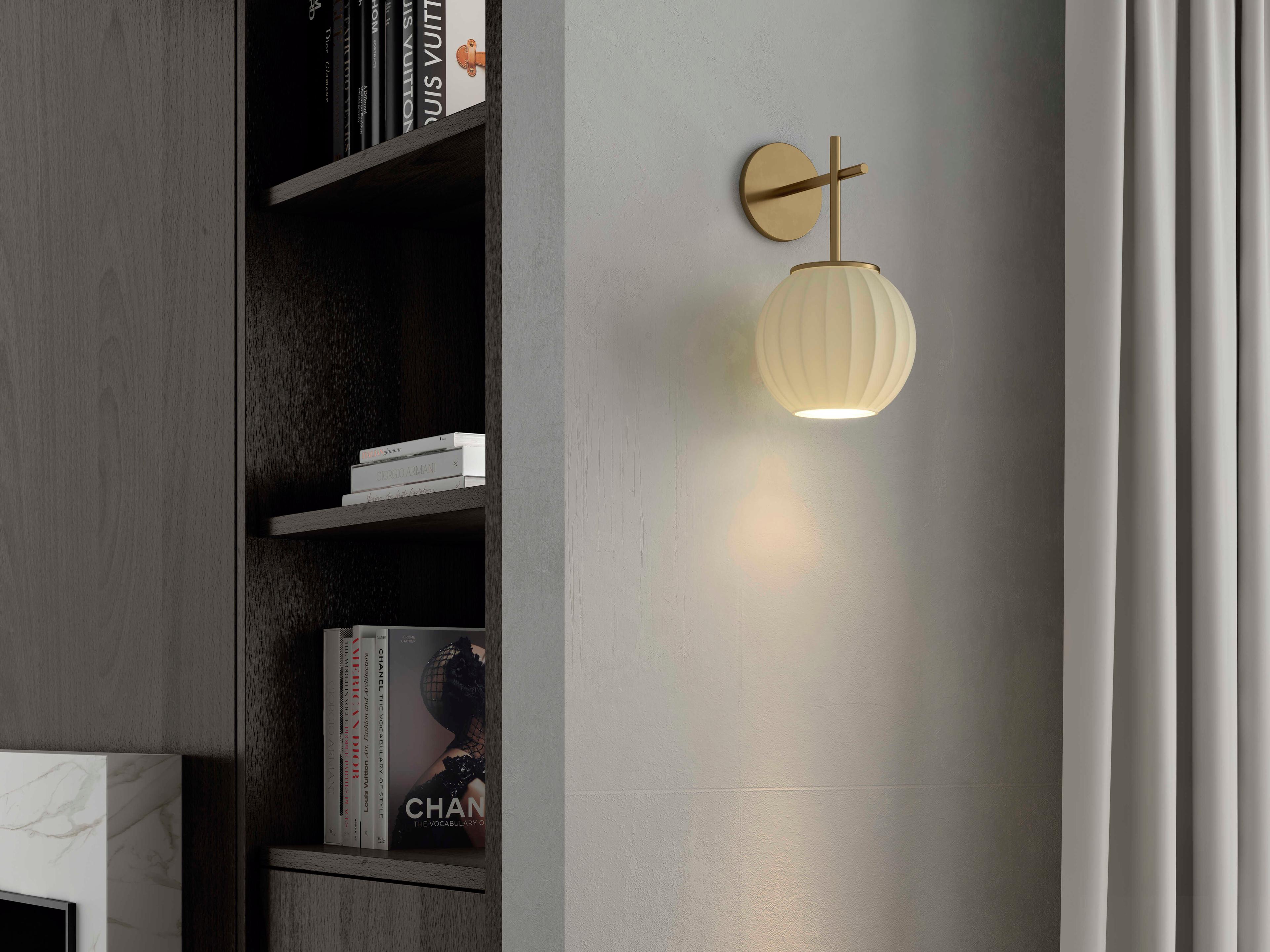 Carpyen Mei 1-Light Gold Wall Sconce