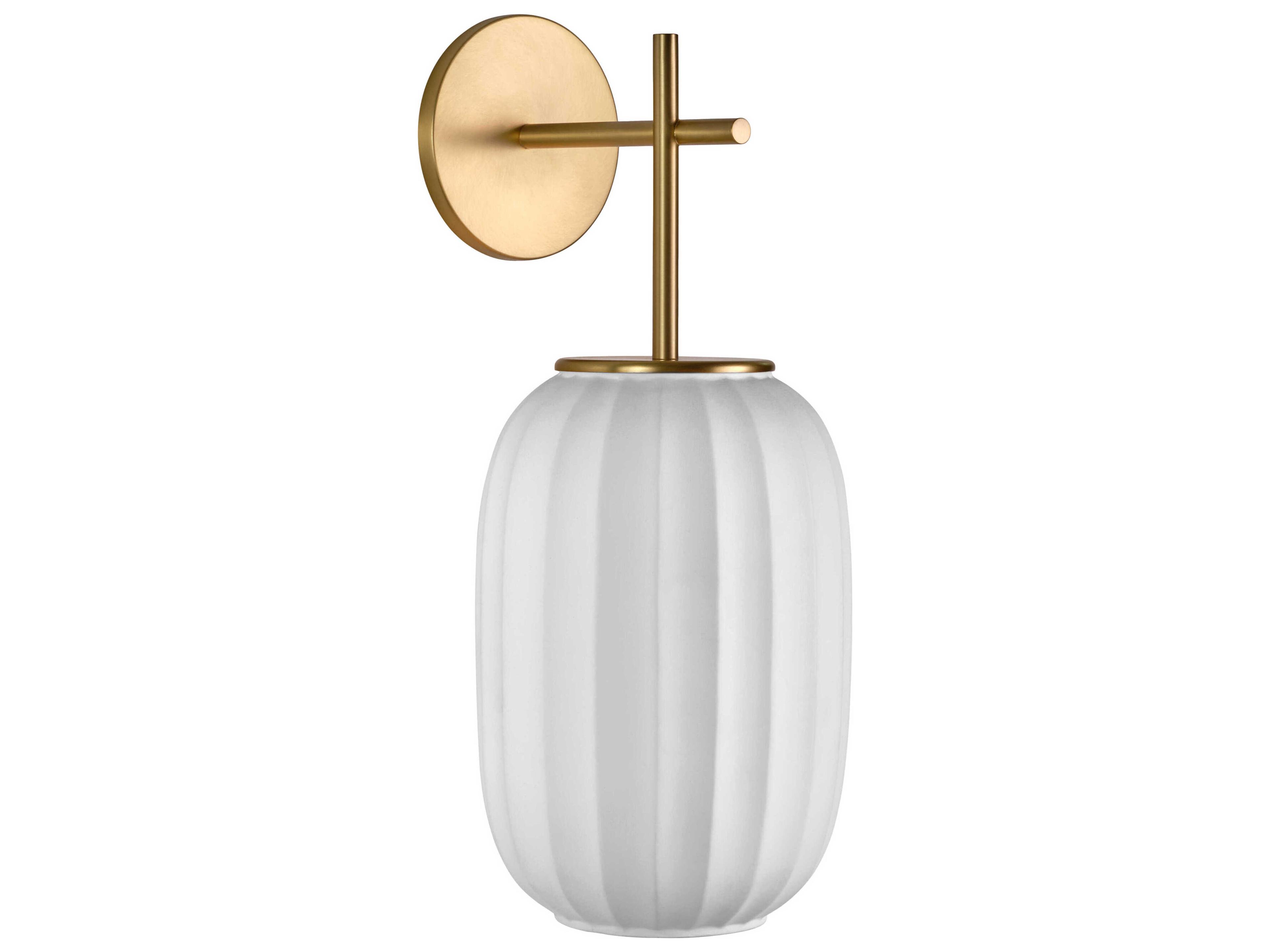 Carpyen Mei 1-Light Gold Wall Sconce