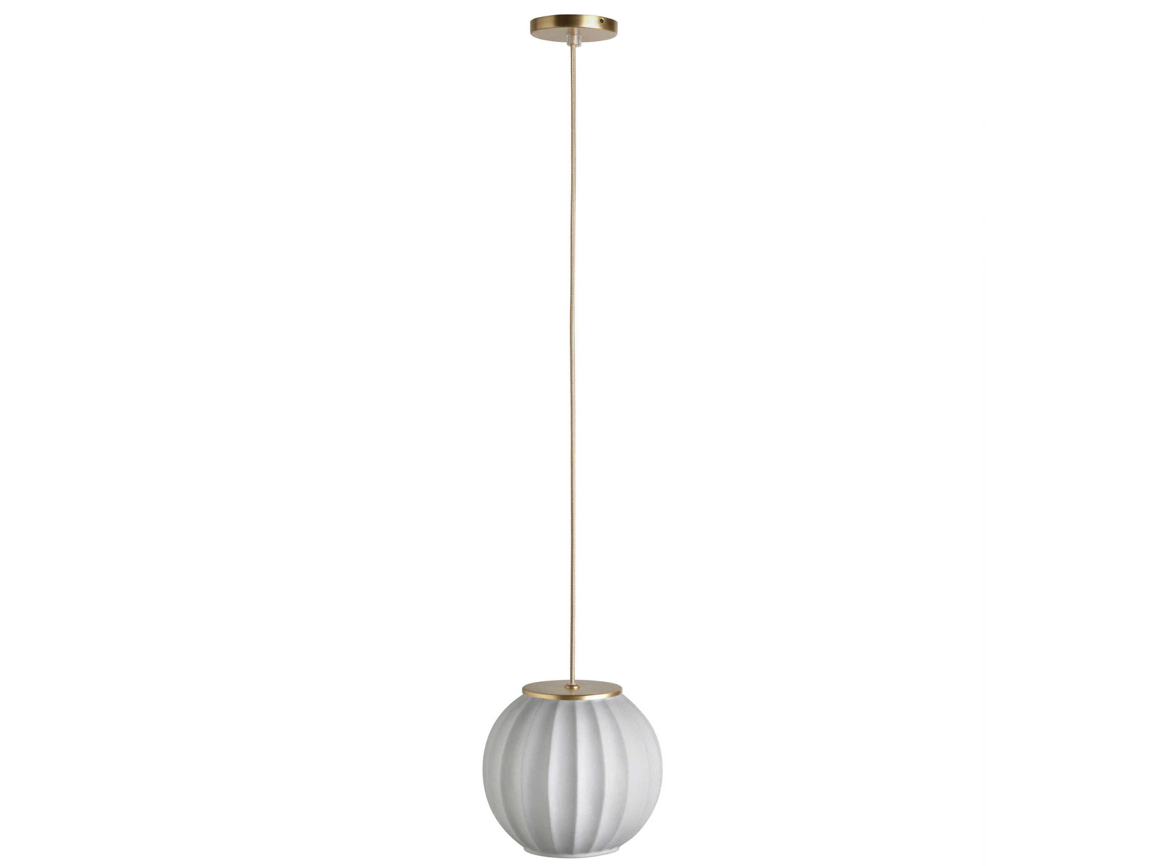 Carpyen Mei 1-Light Gold Globe Mini Pendant