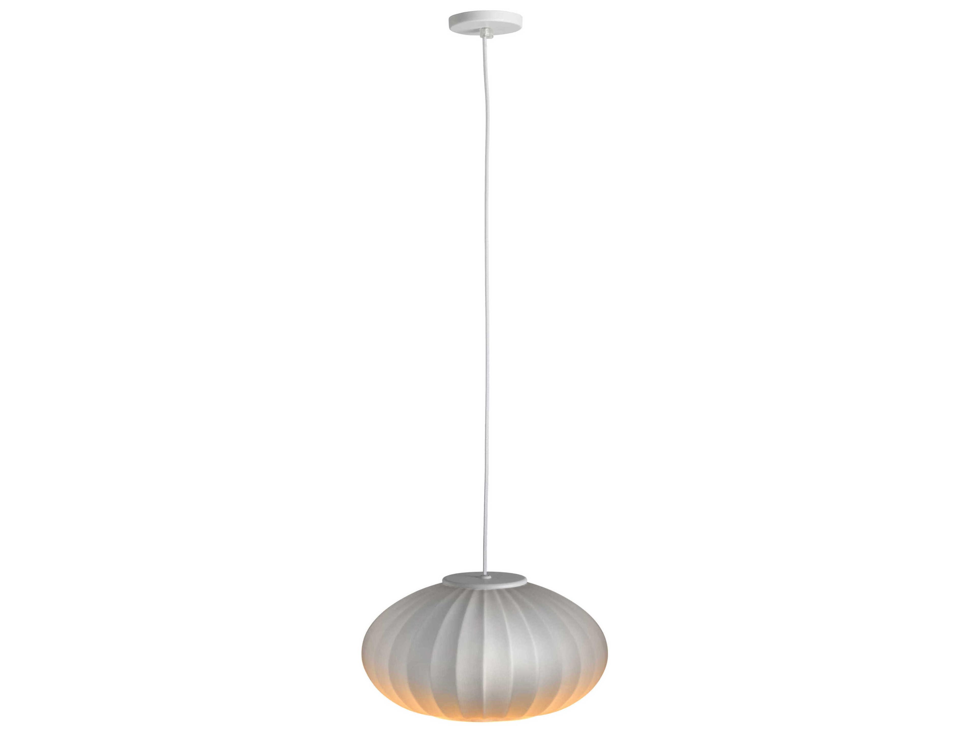 Carpyen Mei 1-Light White Mini Pendant