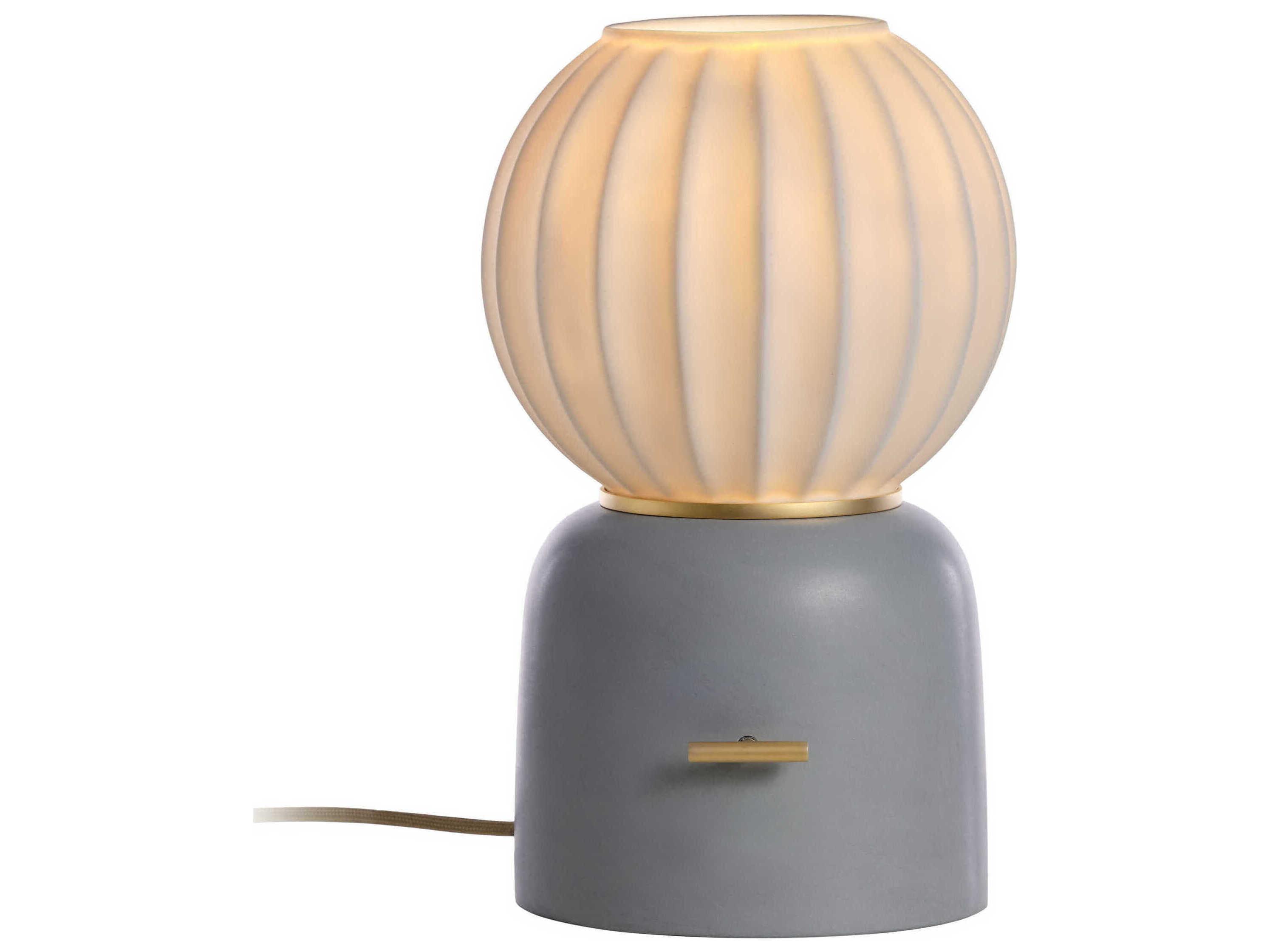 Carpyen Mei Grey Gold Table Lamp