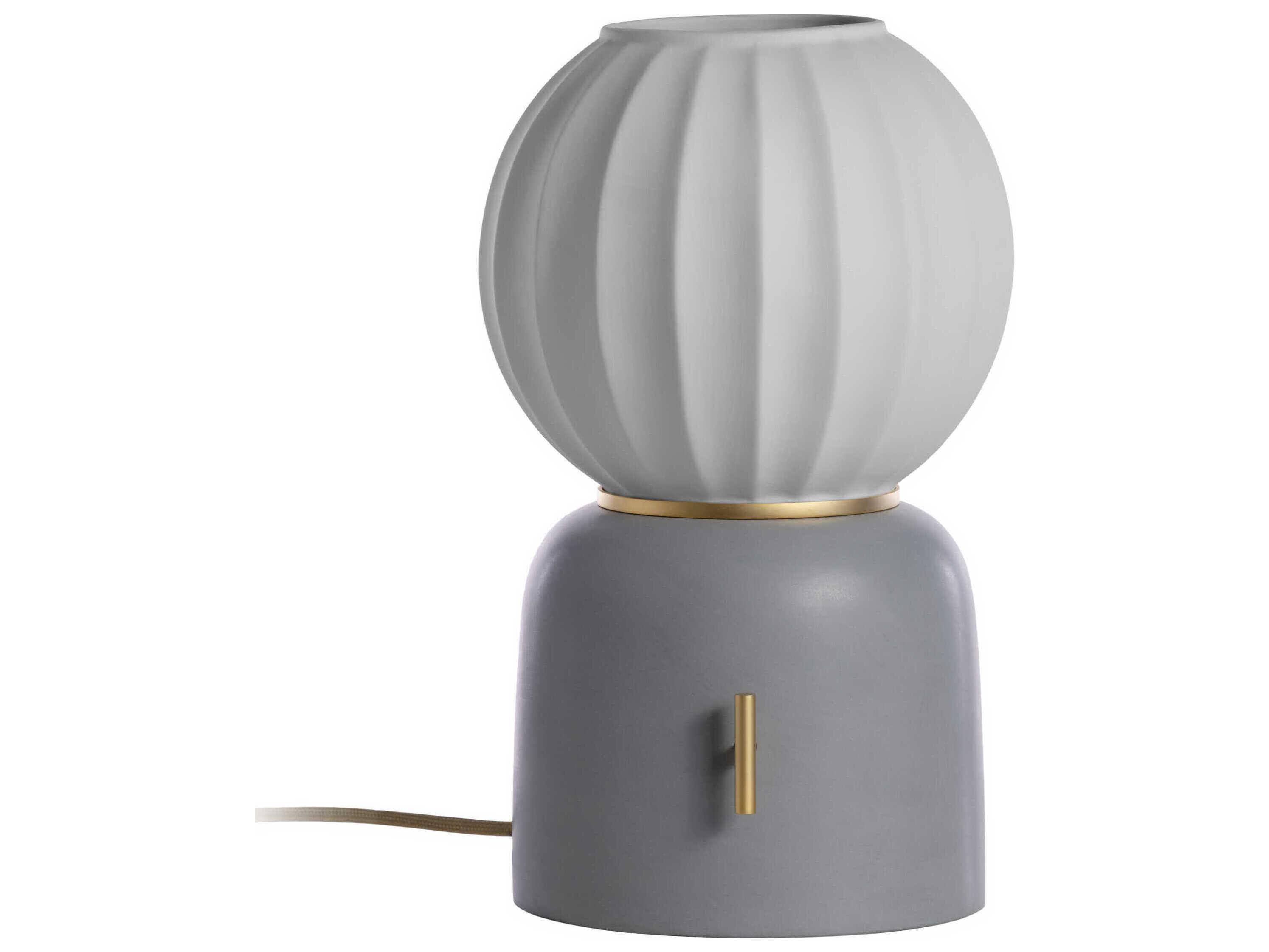 Carpyen Mei Grey Gold Table Lamp