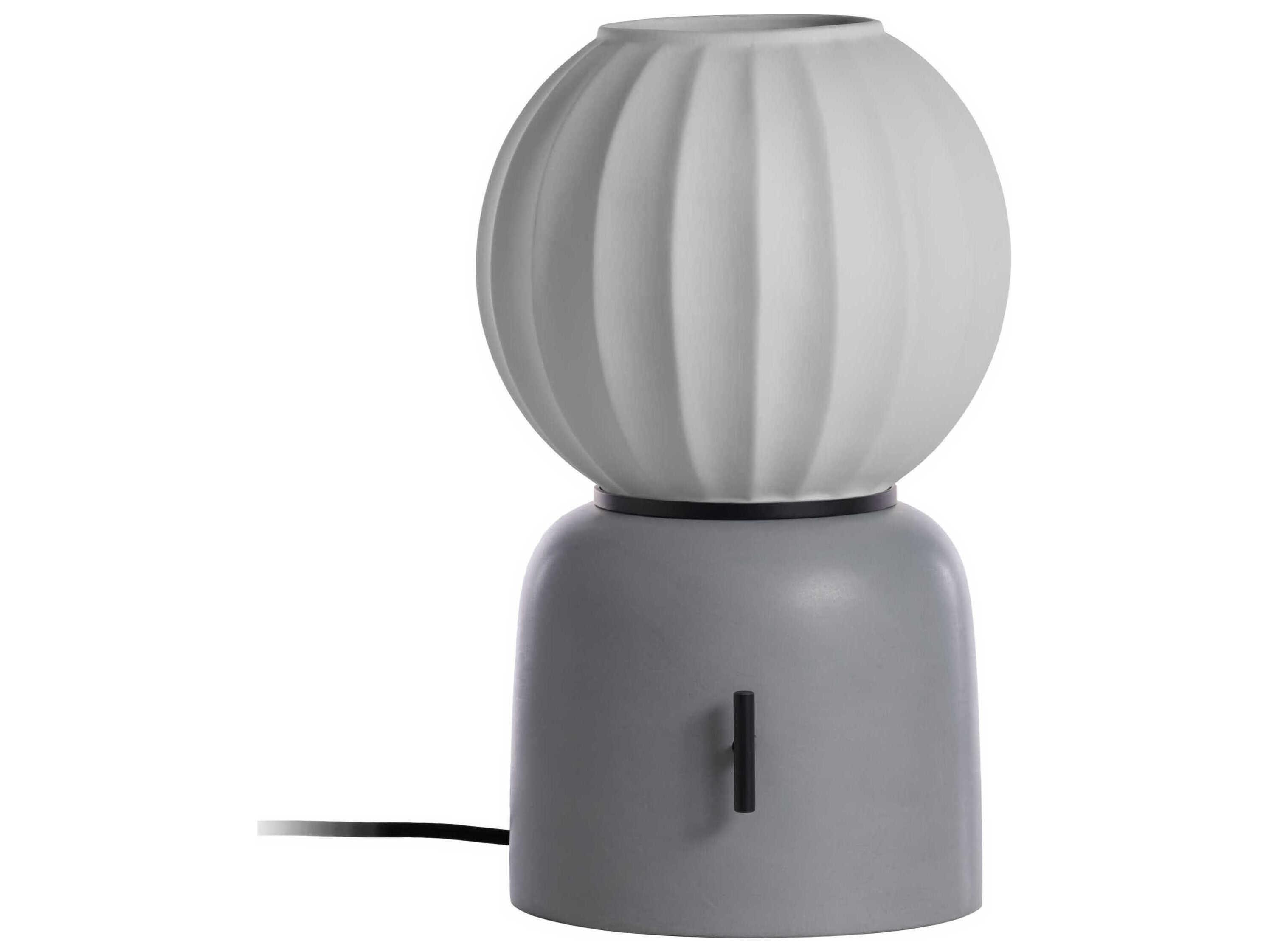 Carpyen Mei Grey Black Table Lamp