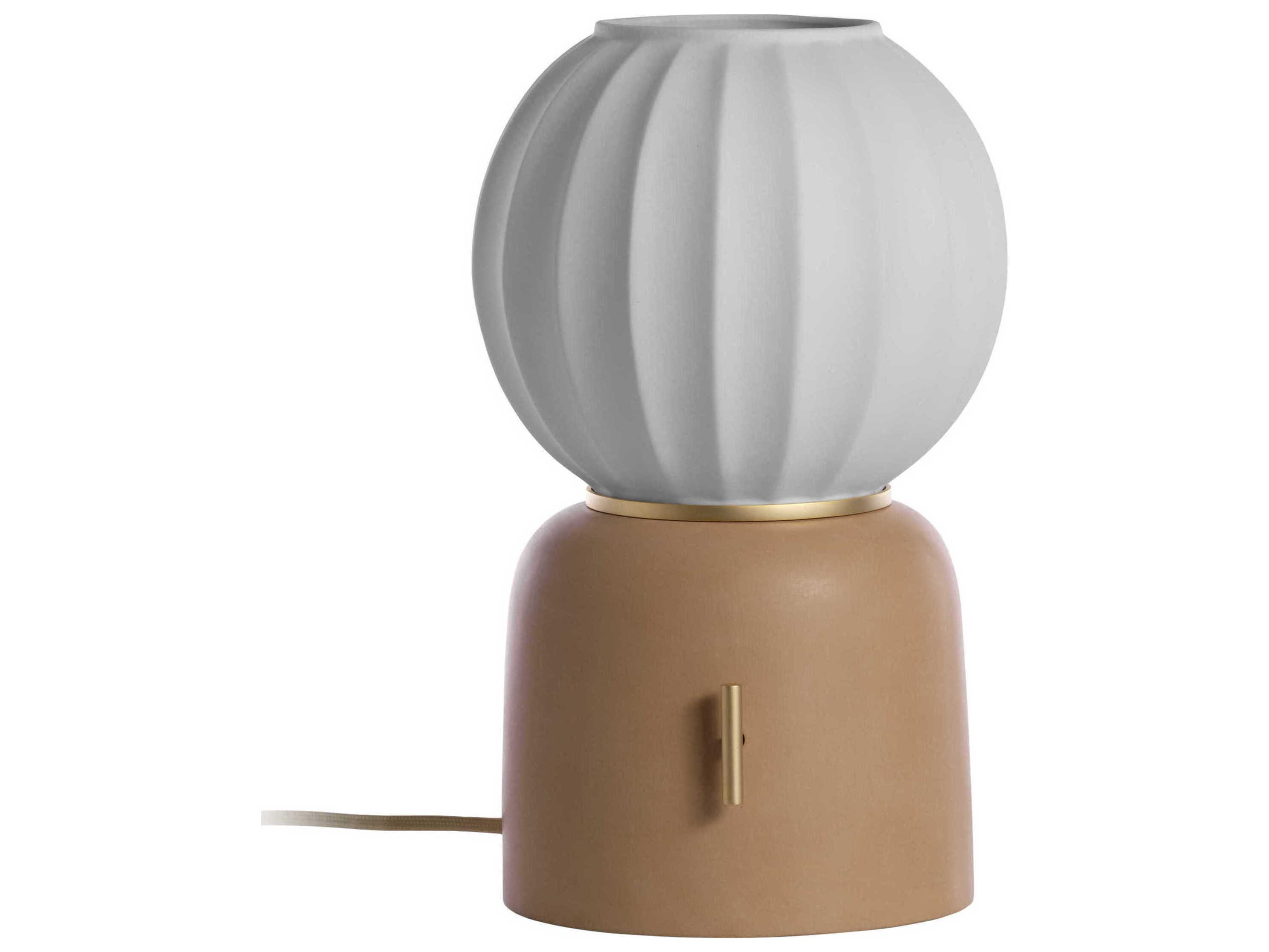Carpyen Mei Rose Gold Brown Table Lamp