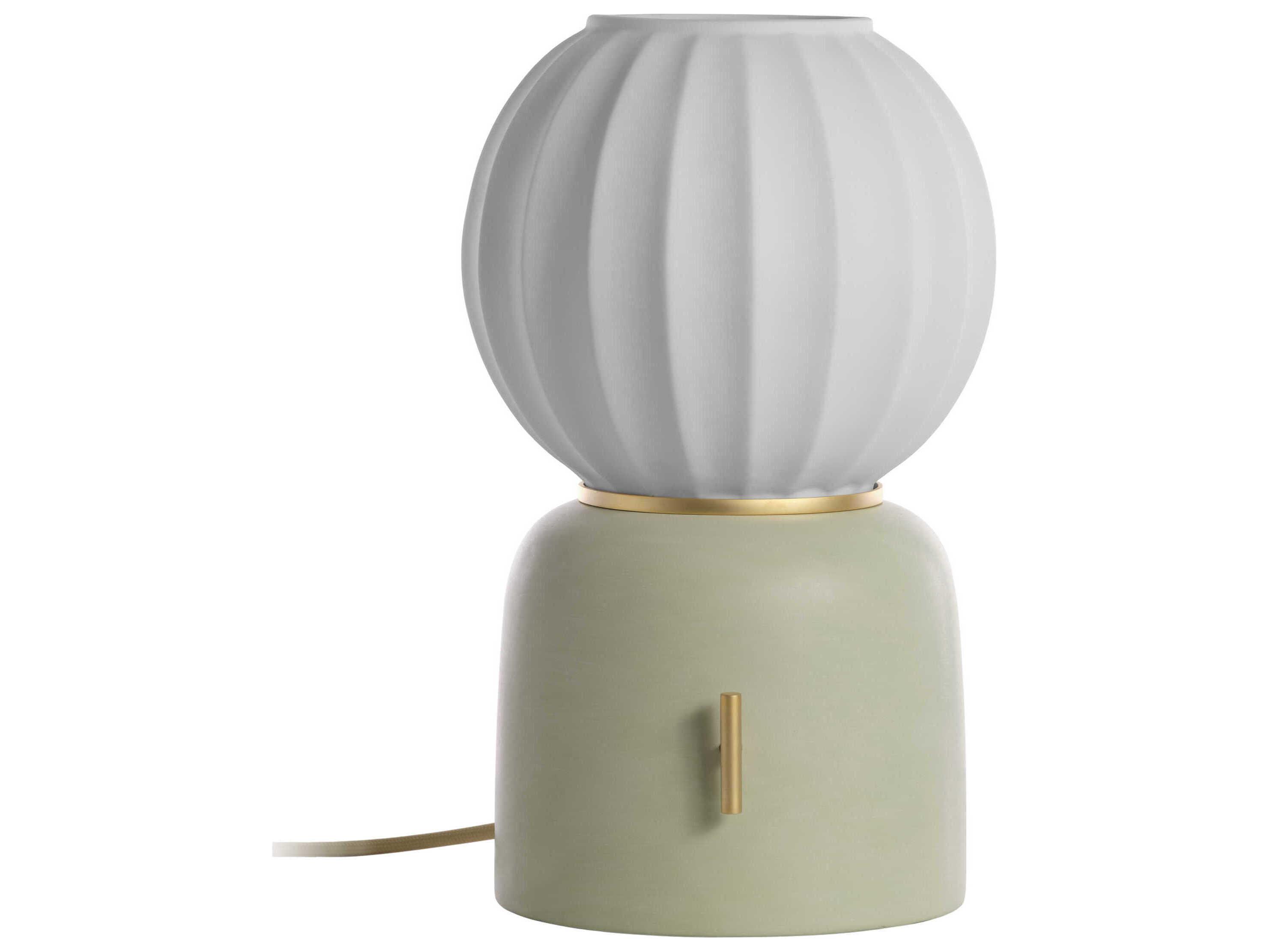 Carpyen Mei Mint Green Gold Table Lamp