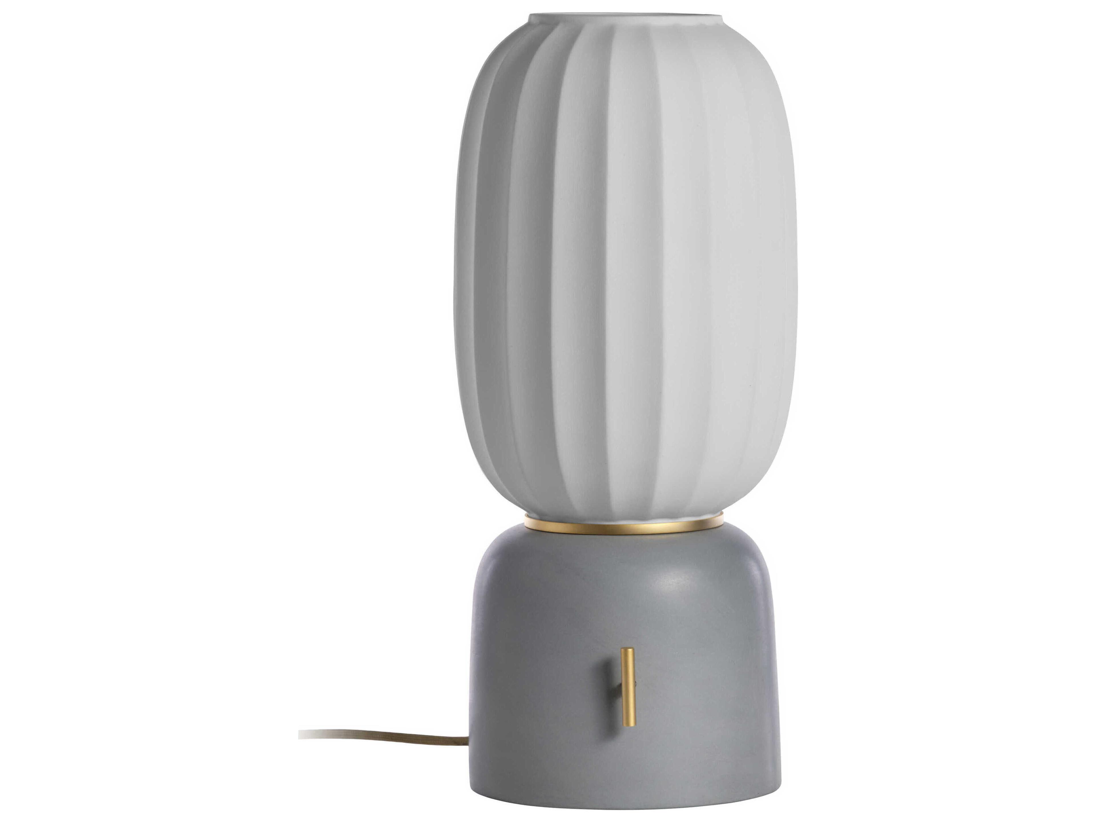 Carpyen Mei Grey Gold Table Lamp