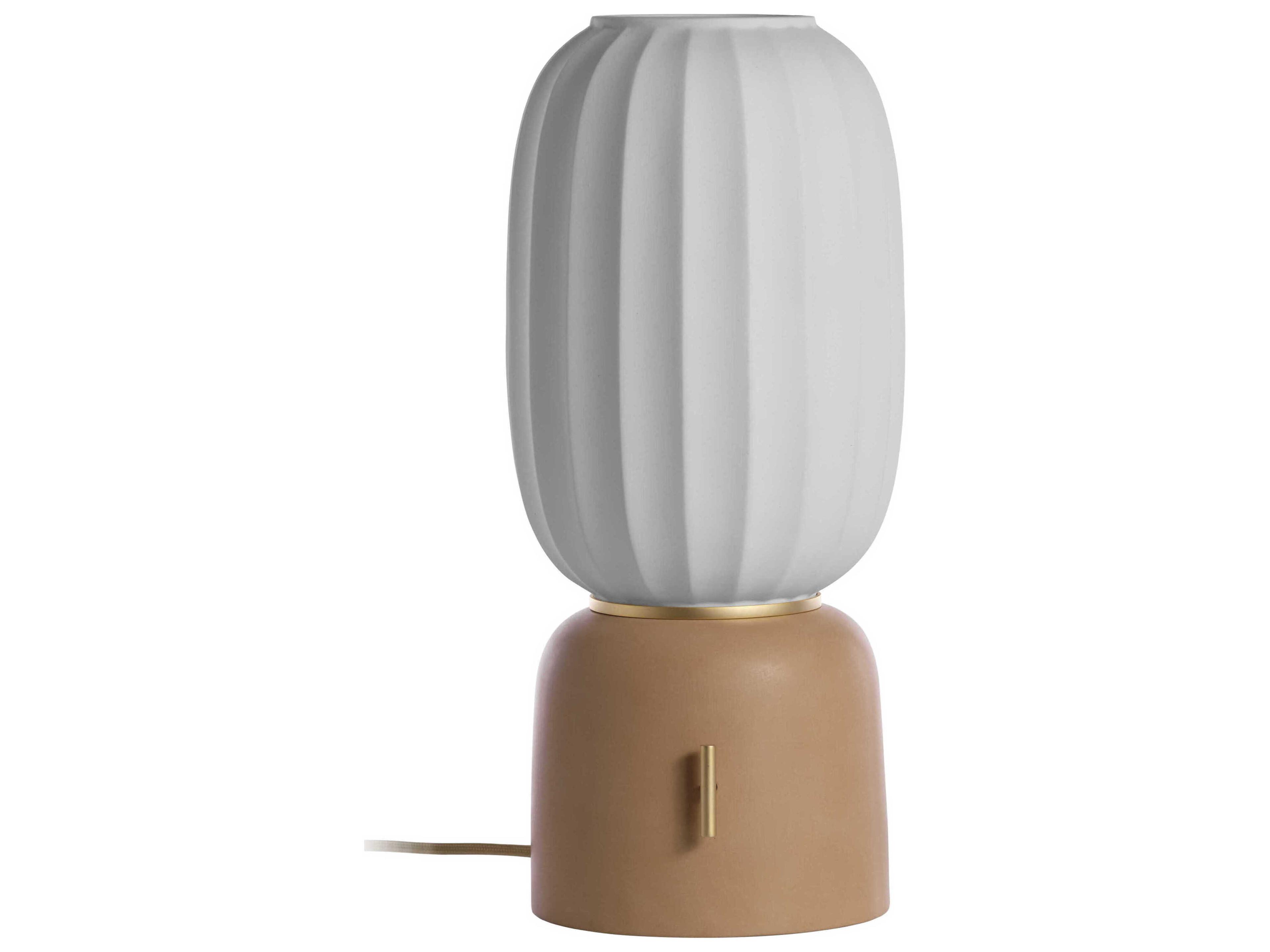 Carpyen Mei Rose Gold Brown Table Lamp