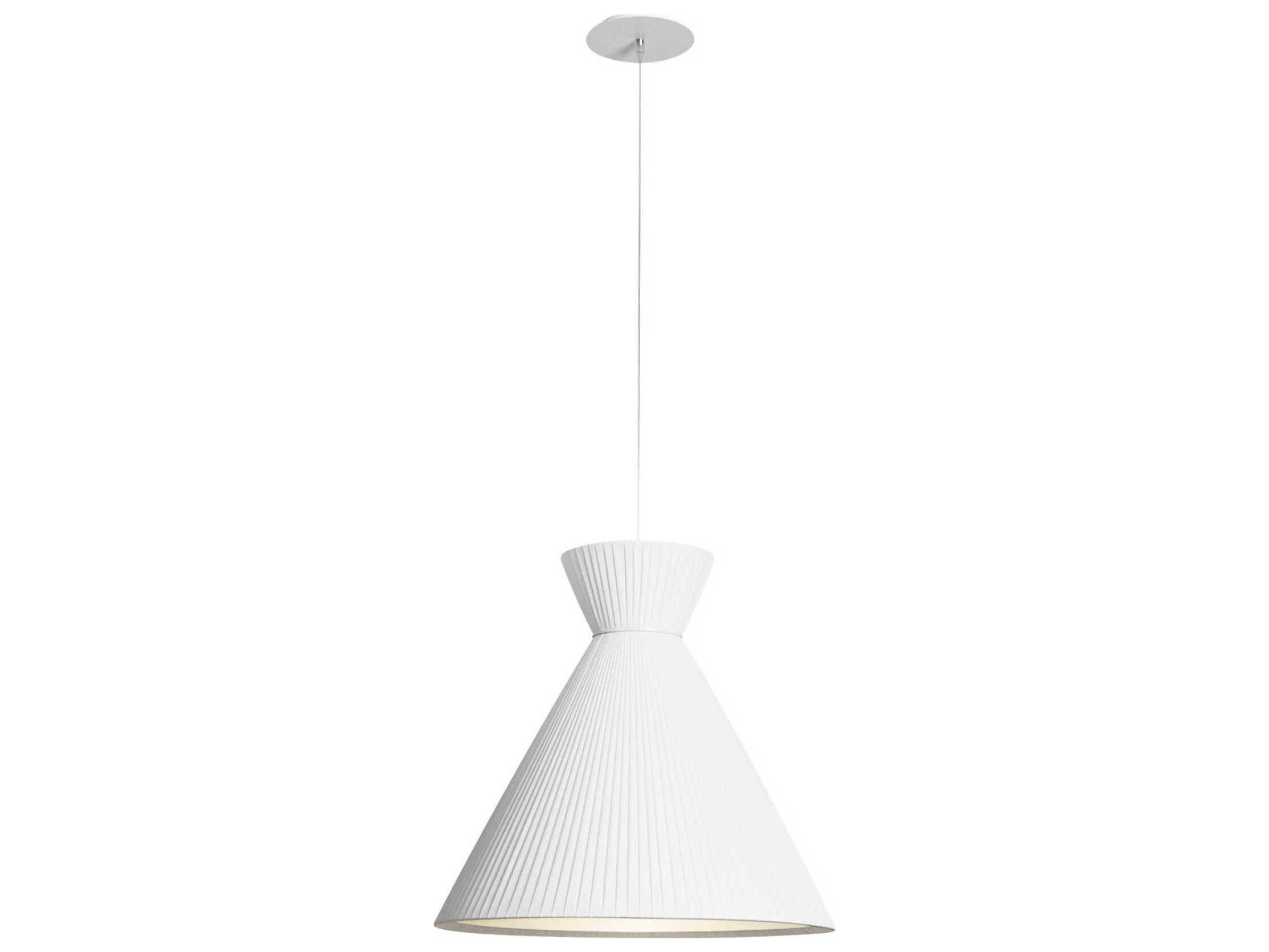 Carpyen Mandarina 1-Light White Pendant