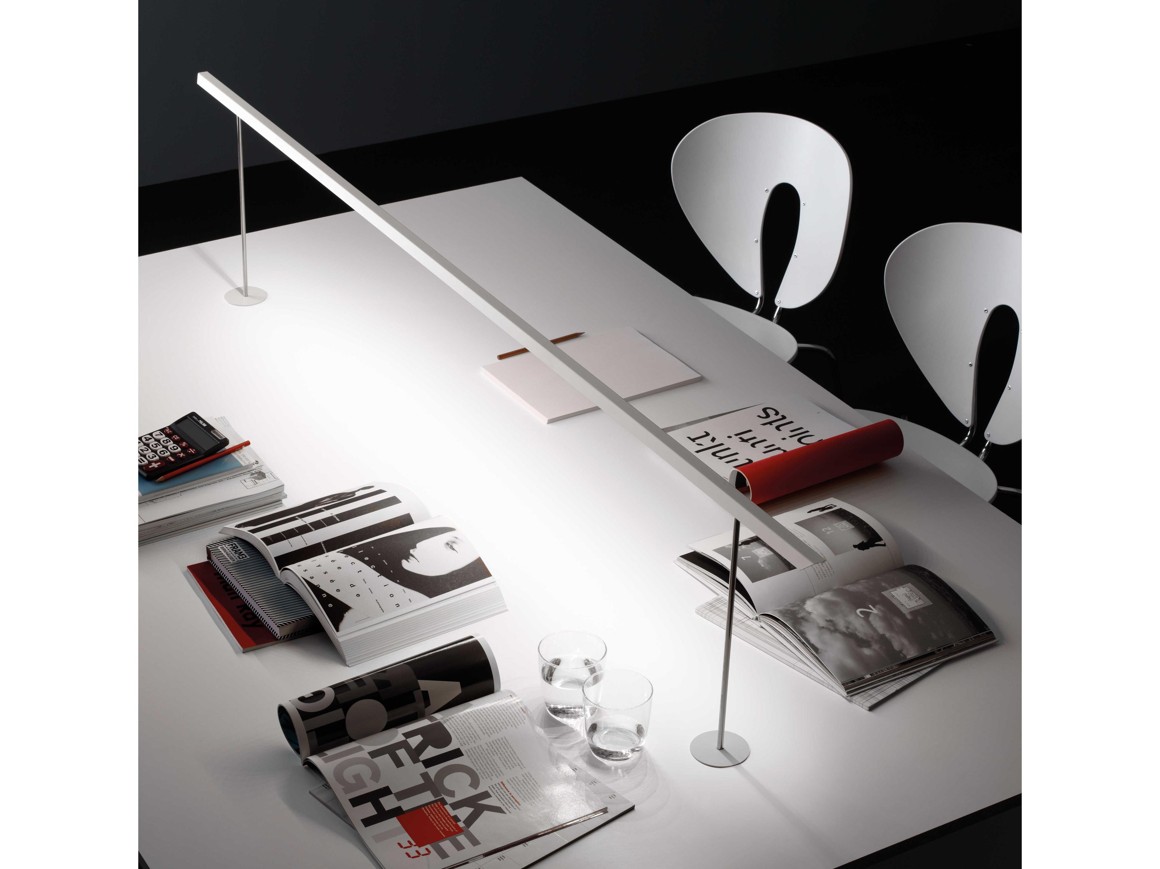 Carpyen Lineal LED White Desk Lamp