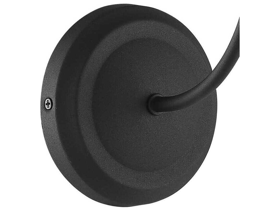 Crystorama Sylvan 1-Light Black Forged Wall Sconce