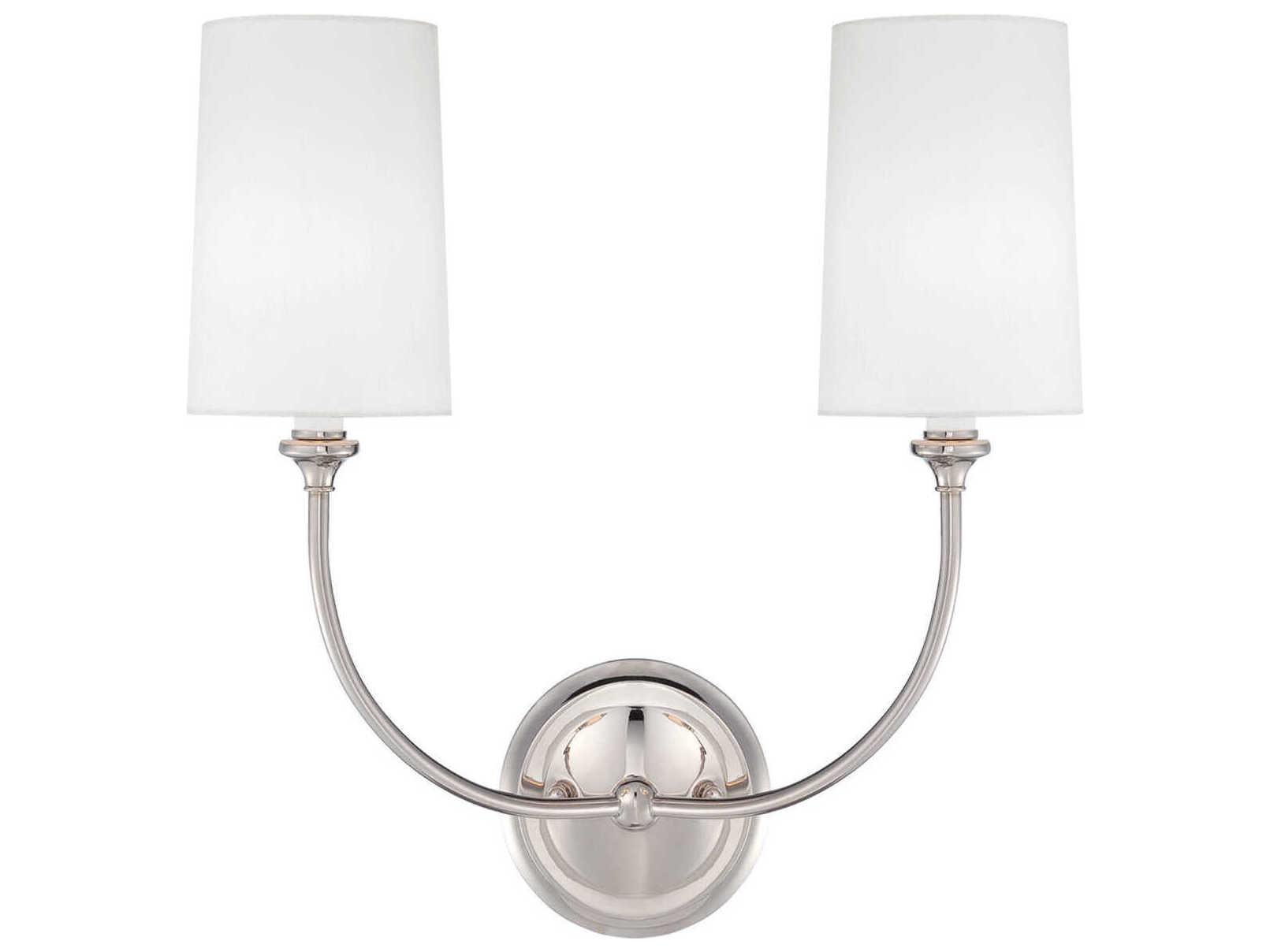 Crystorama Sylvan 2-Light Bronze Wall Sconce