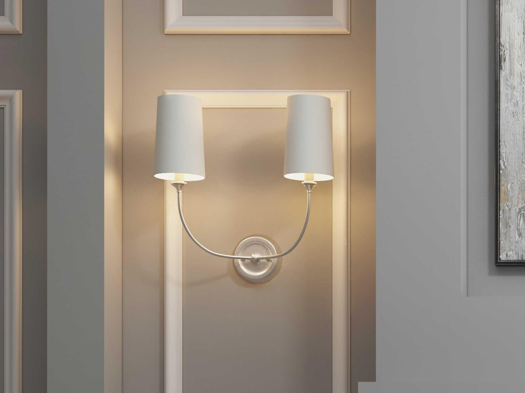 Crystorama Sylvan 2-Light Bronze Wall Sconce