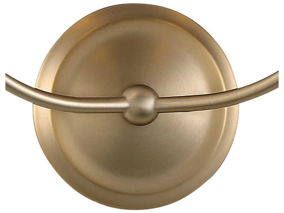 Crystorama Sylvan 2-Light Vibrant Gold Wall Sconce