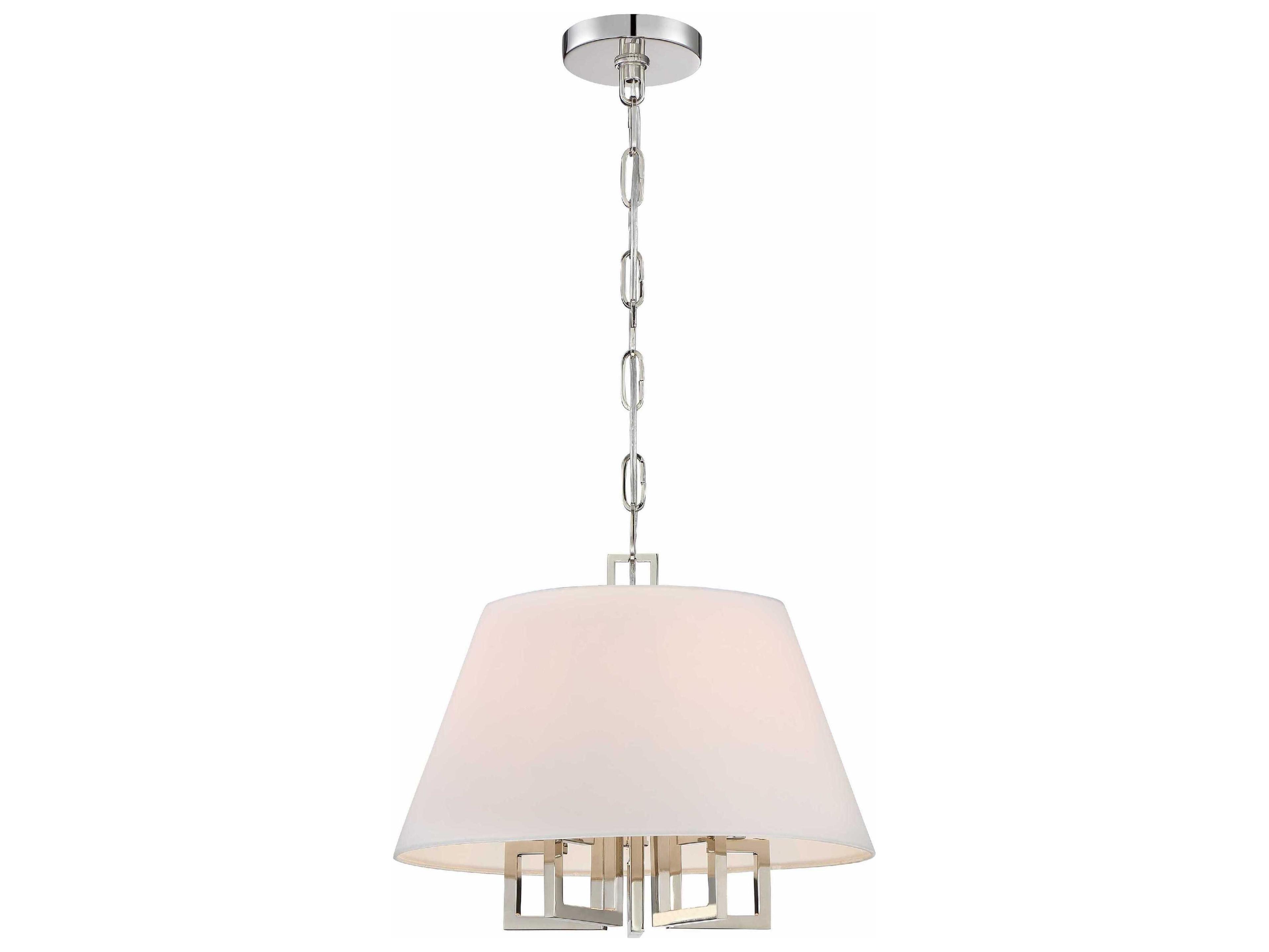 Crystorama Westwood 5-Light Polished Nickel Candelabra Empire Chandelier