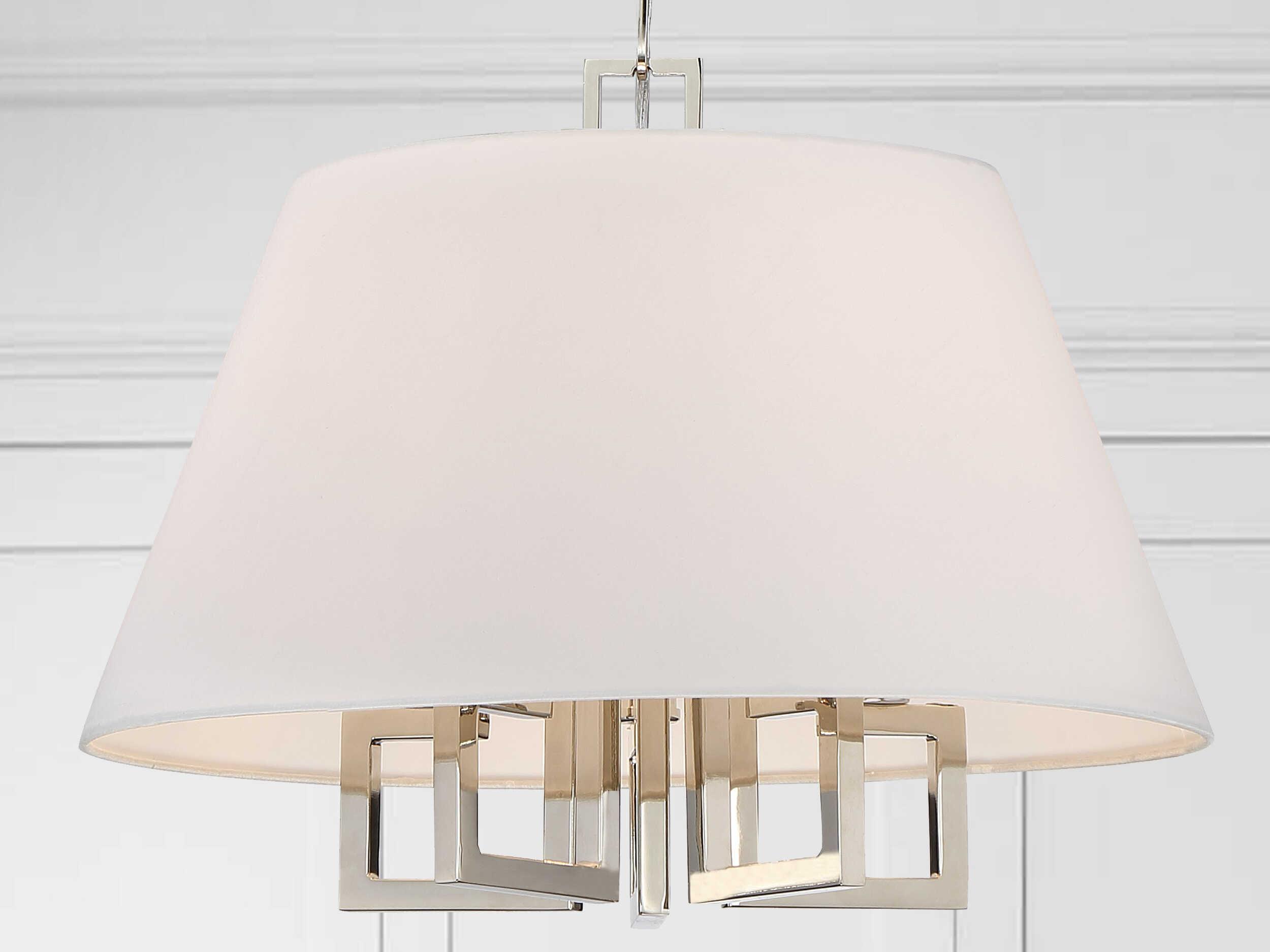 Crystorama Westwood 5-Light Polished Nickel Candelabra Empire Chandelier