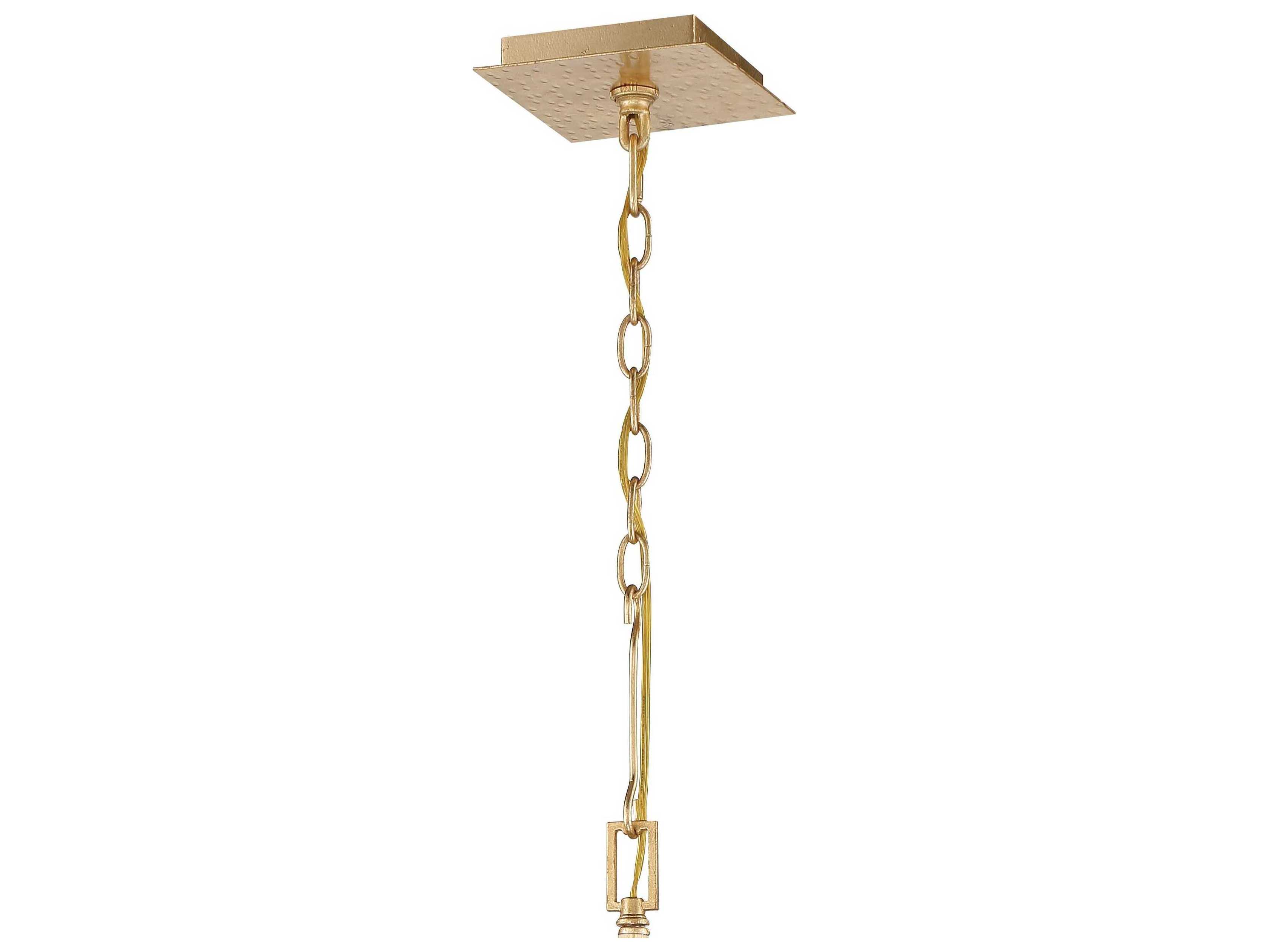 Crystorama Capri 5-Light Antique Gold Candelabra Chandelier