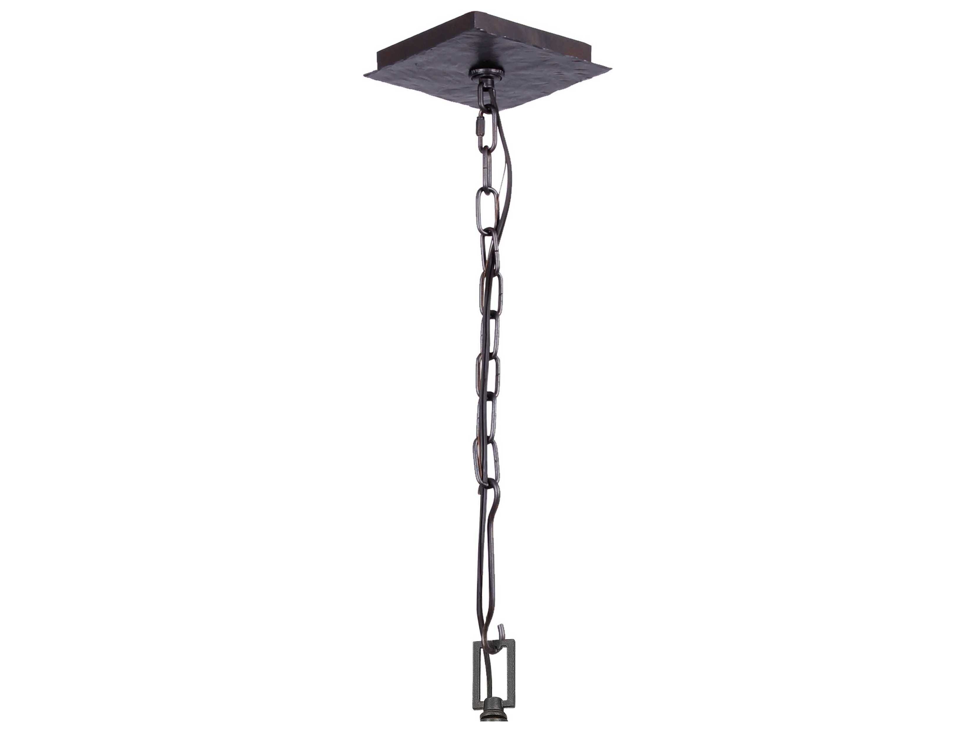 Crystorama Capri 5-Light Raw Steel Candelabra Chandelier