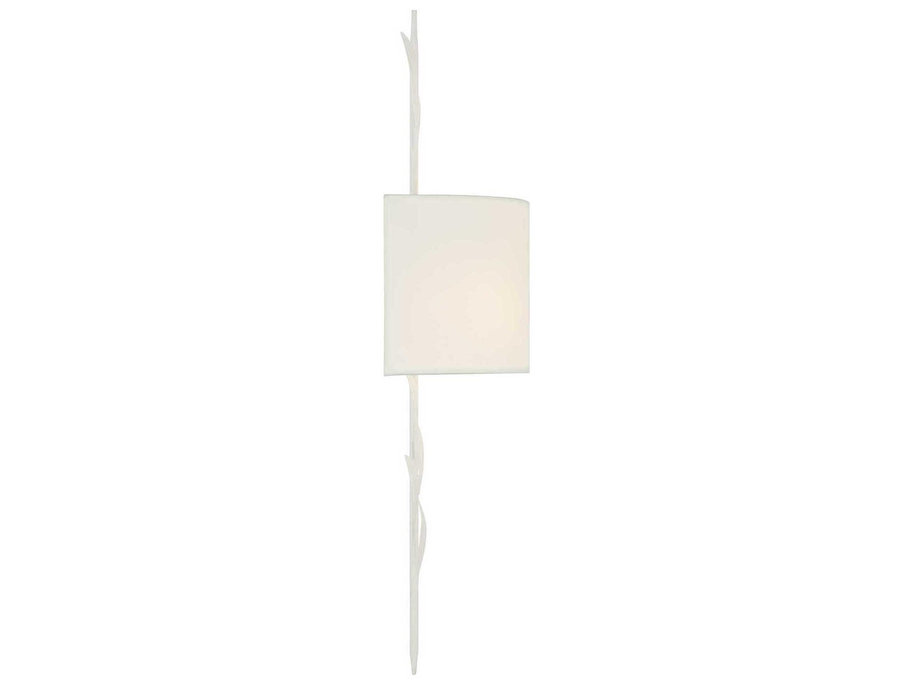 Crystorama Broche 2-Light Matte White Wall Sconce