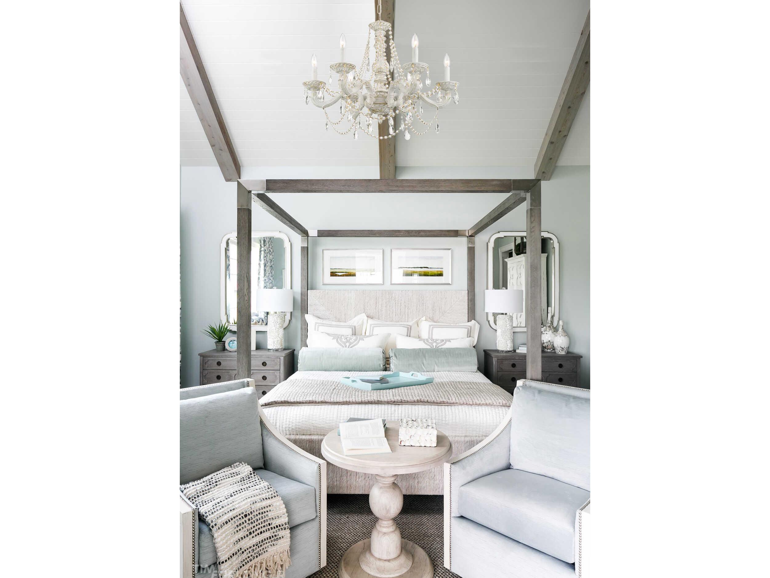 Crystorama Paris Market 6-Light White Crystal Candelabra Chandelier