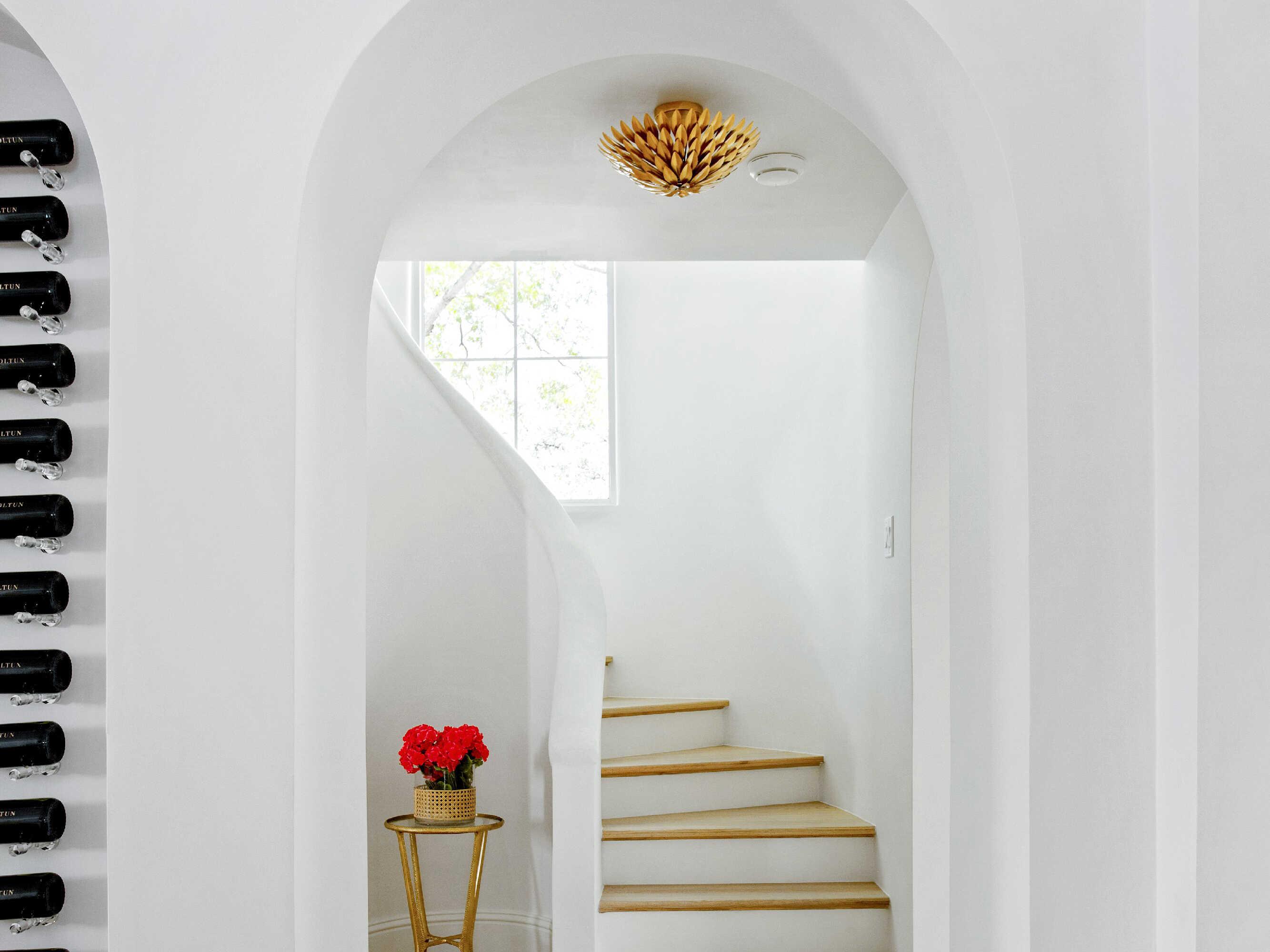 Crystorama Broche 4-Light Antique Gold Semi Flush Mount