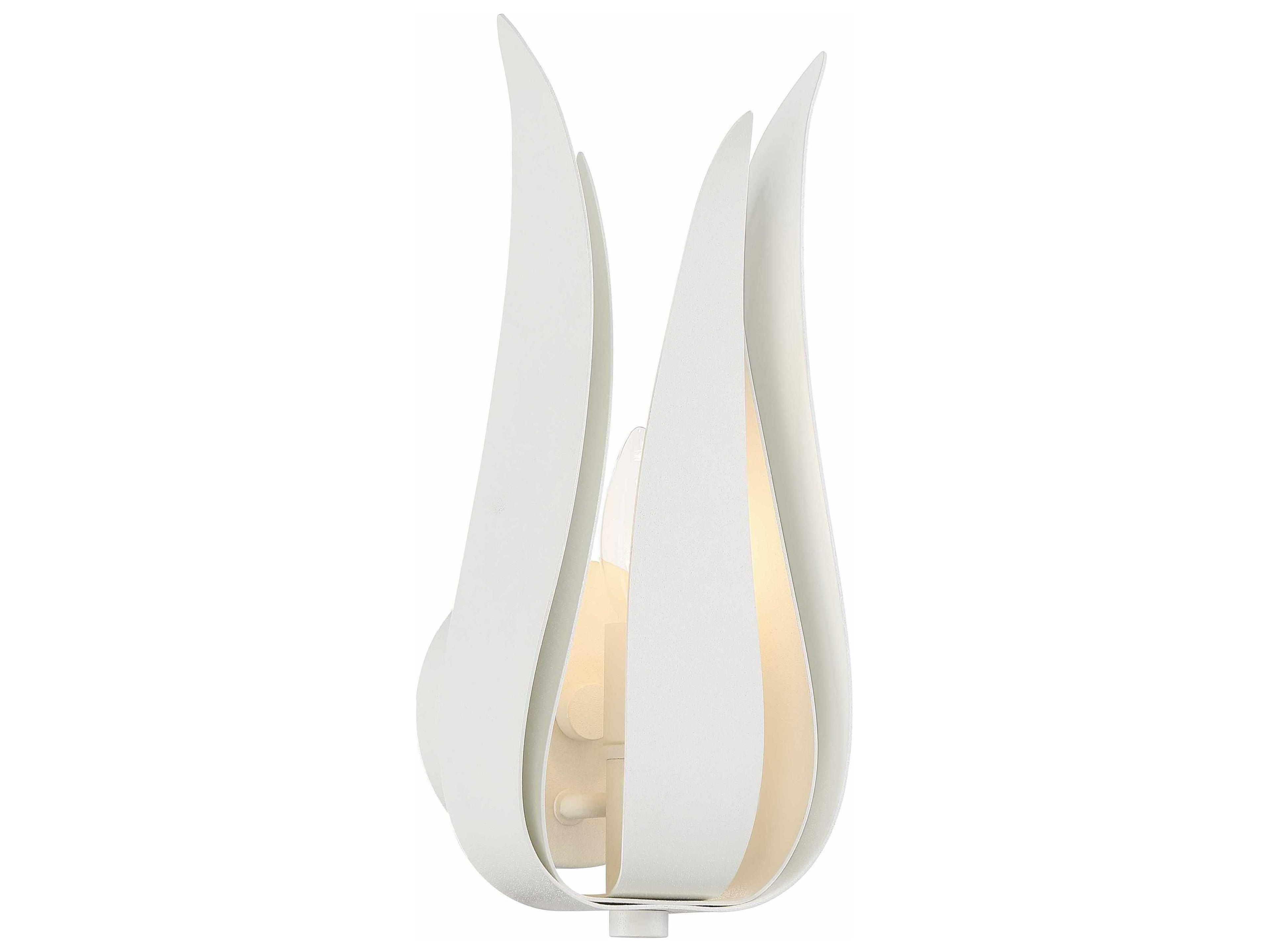Crystorama Broche 1-Light Gold Wall Sconce