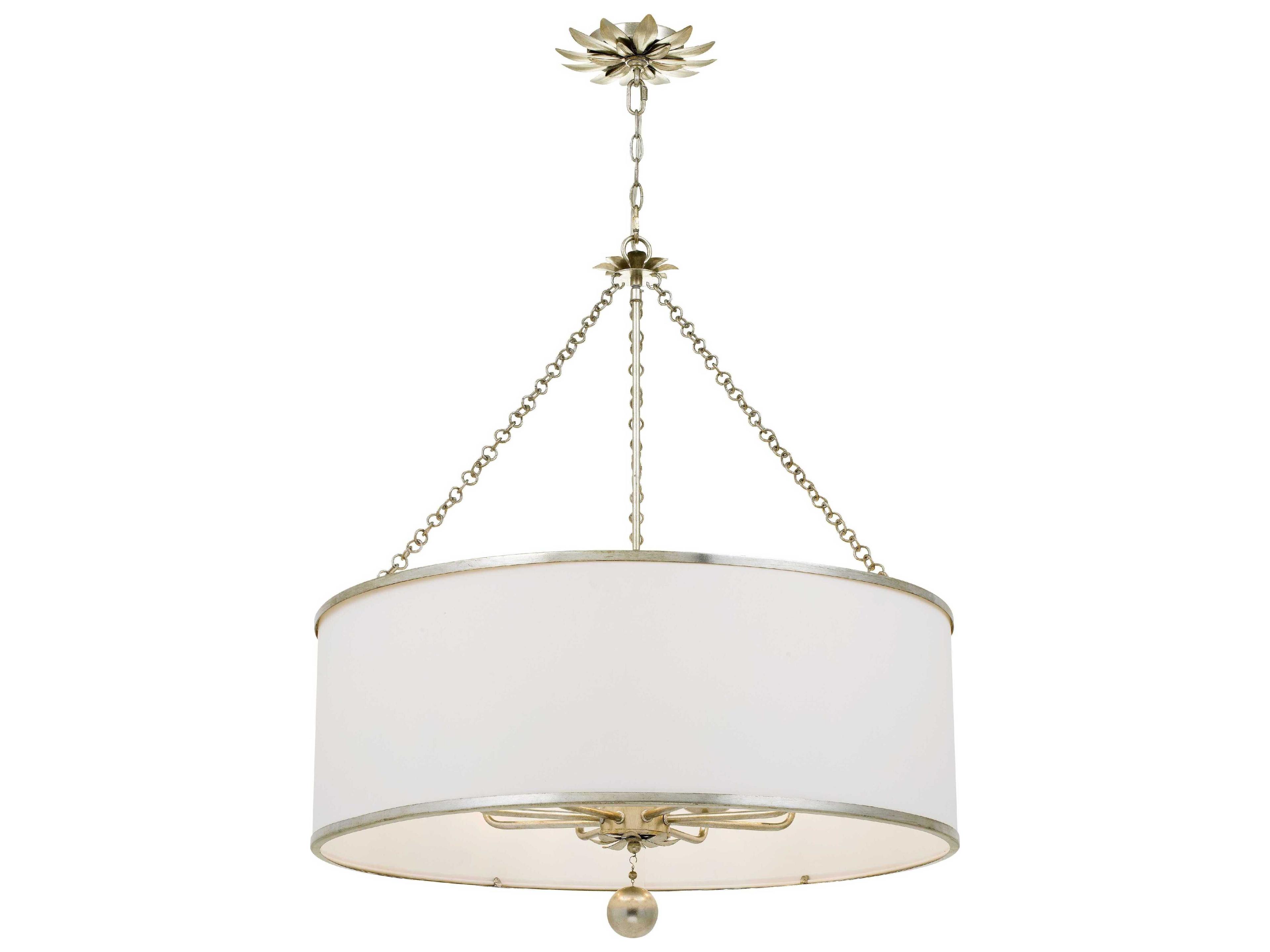 Crystorama Broche 8-Light Gold Candelabra Drum Chandelier