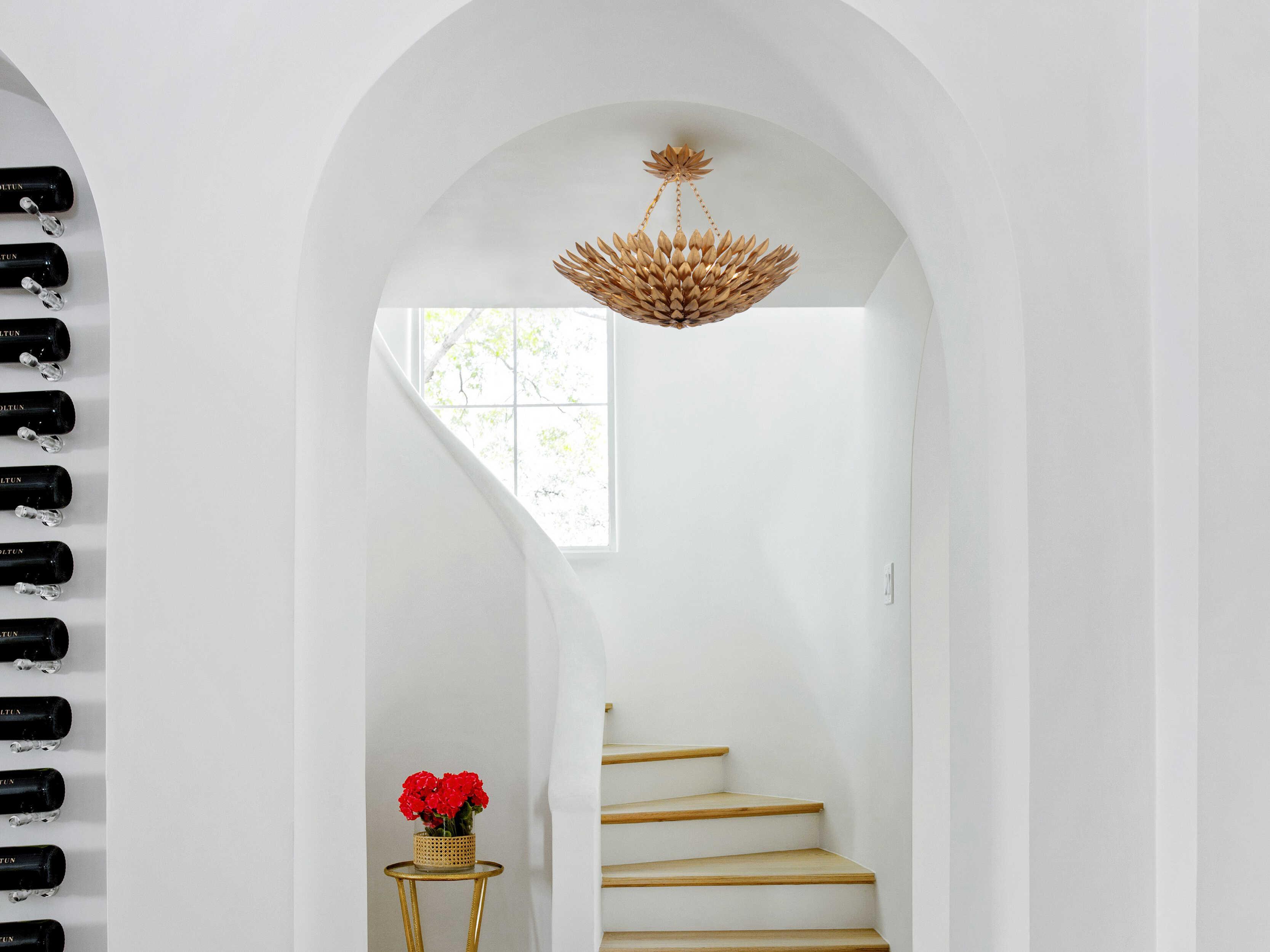 Crystorama Broche 6-Light Steel Bowl Candelabra Chandelier