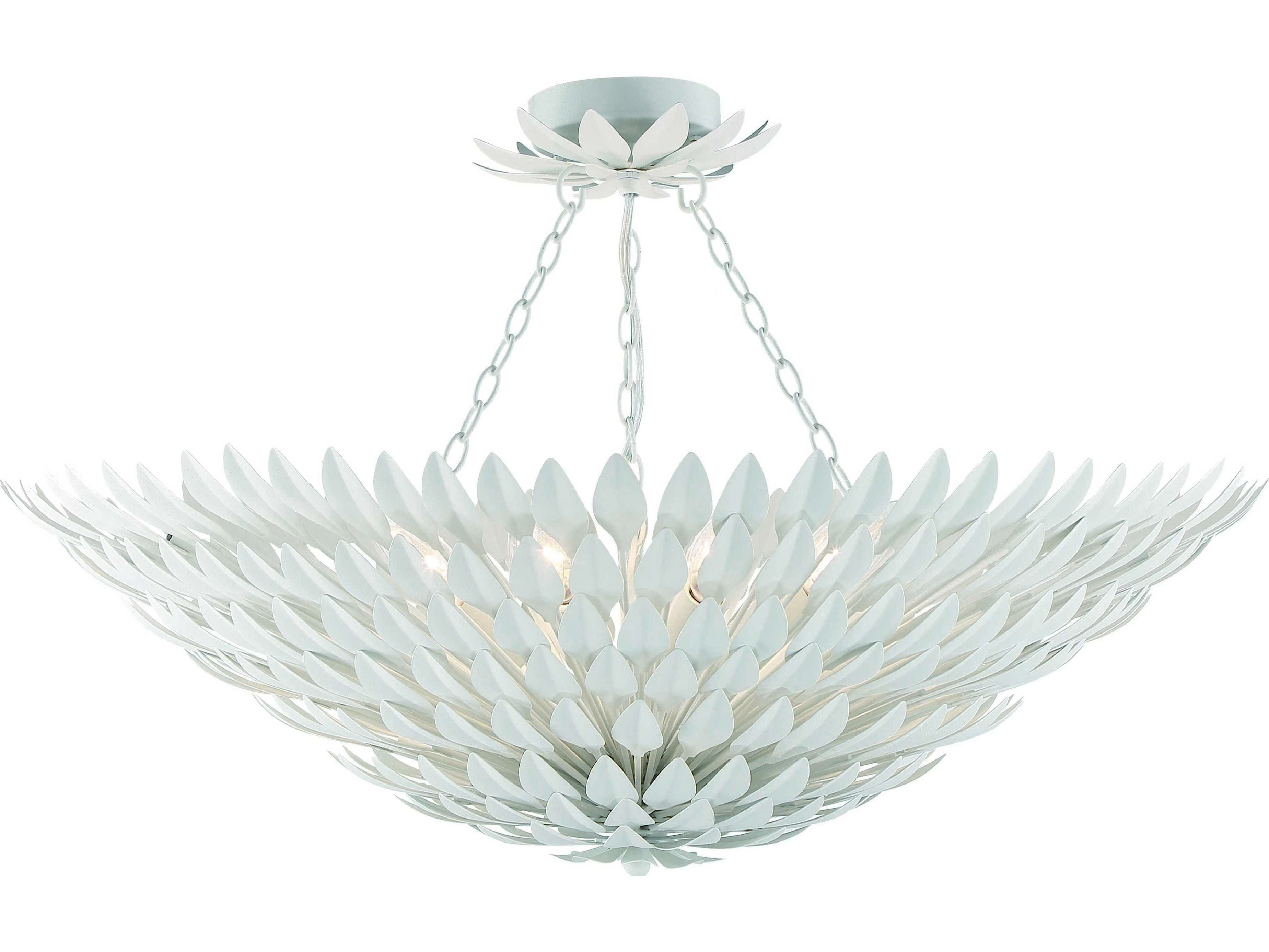 Crystorama Broche 8-Light Steel Bowl Candelabra Chandelier