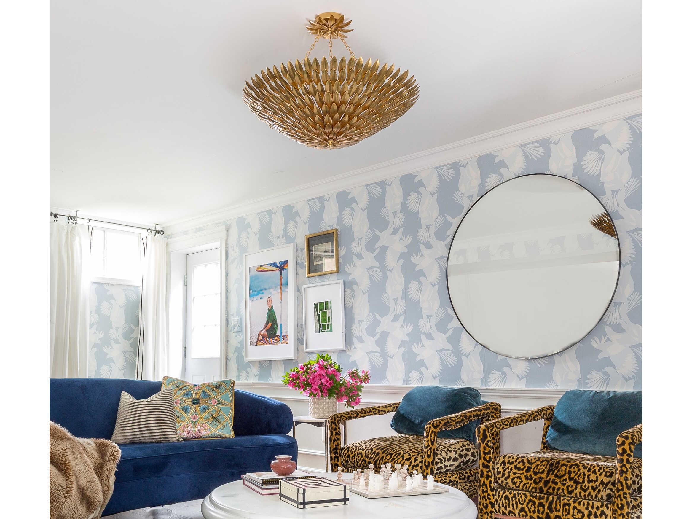 Crystorama Broche 8-Light Steel Bowl Candelabra Chandelier