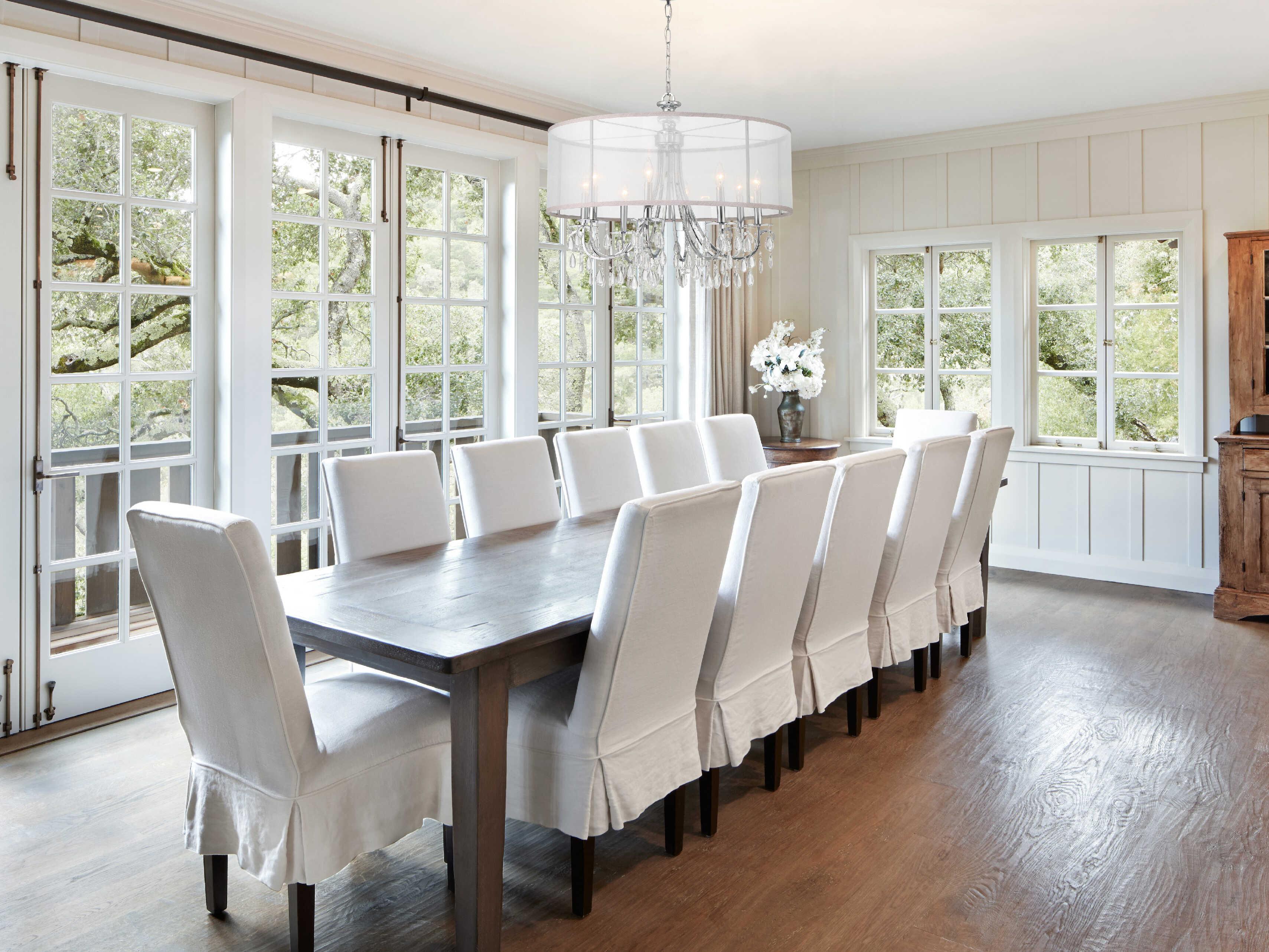 Crystorama Hampton 8-Light Gold Crystal Candelabra Drum Chandelier