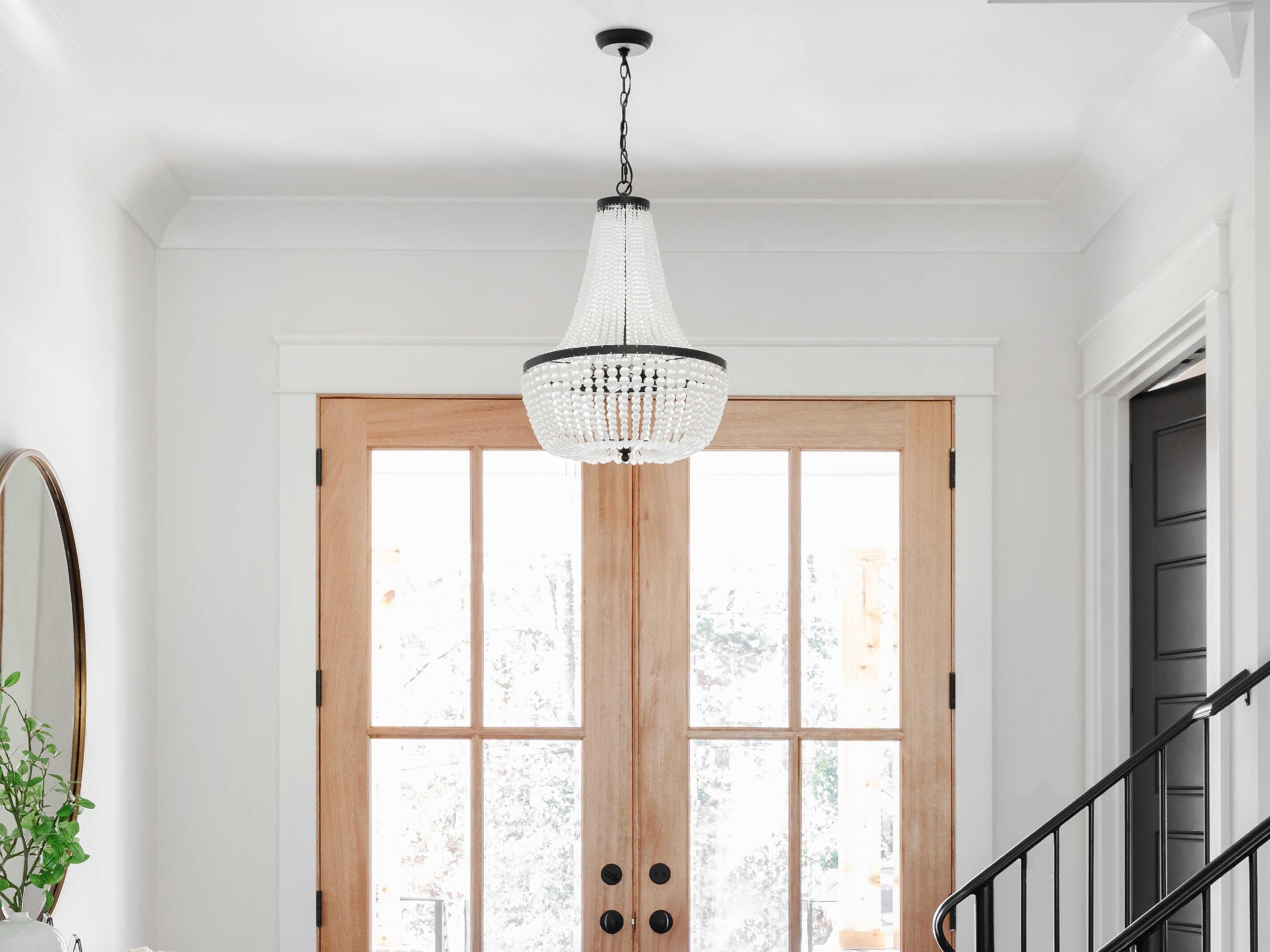 Crystorama Rylee 6-Light Bronze Candelabra Empire Chandelier