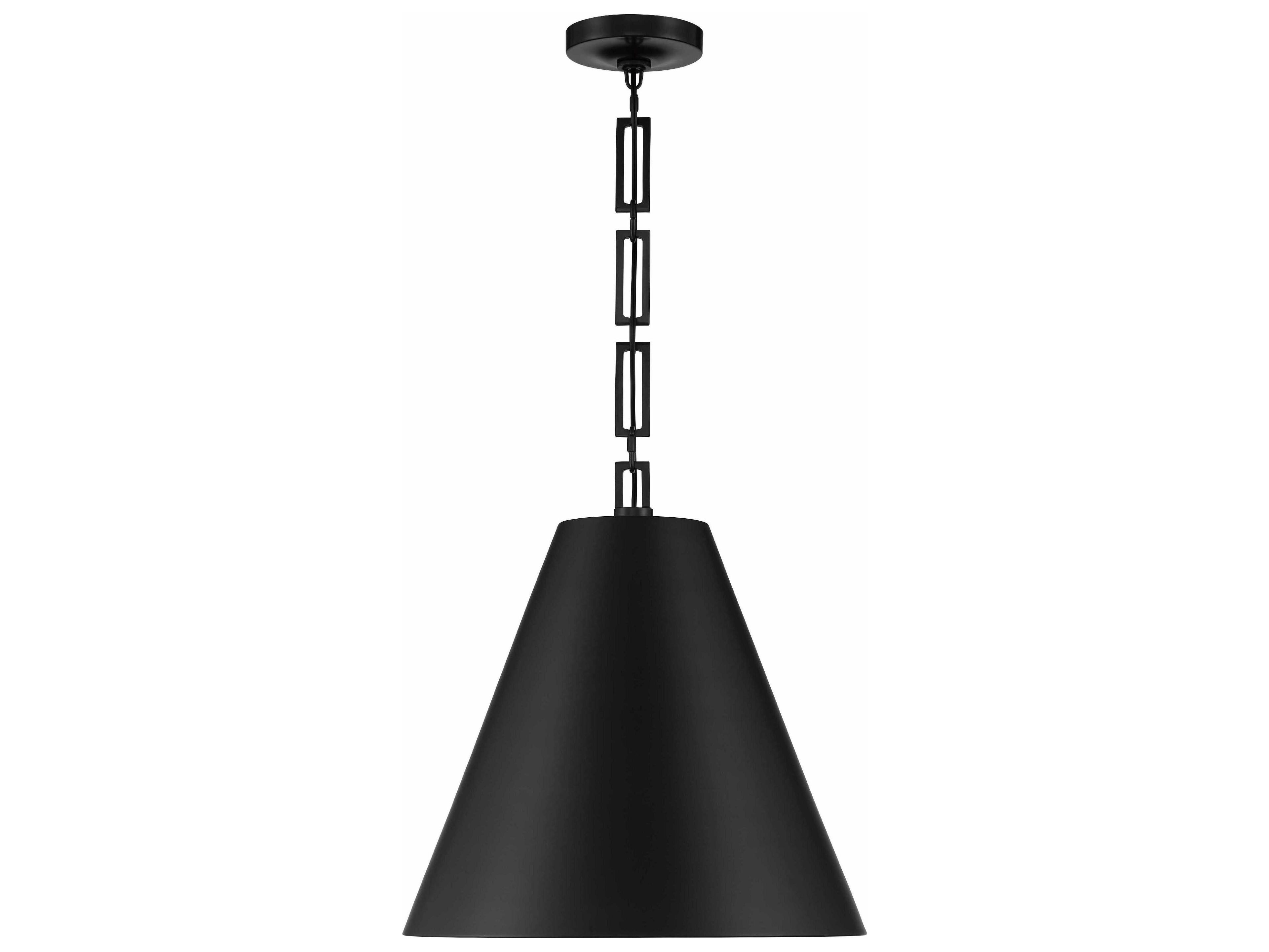 Crystorama Alston 3-Light Matte Black Antique Gold Pendant