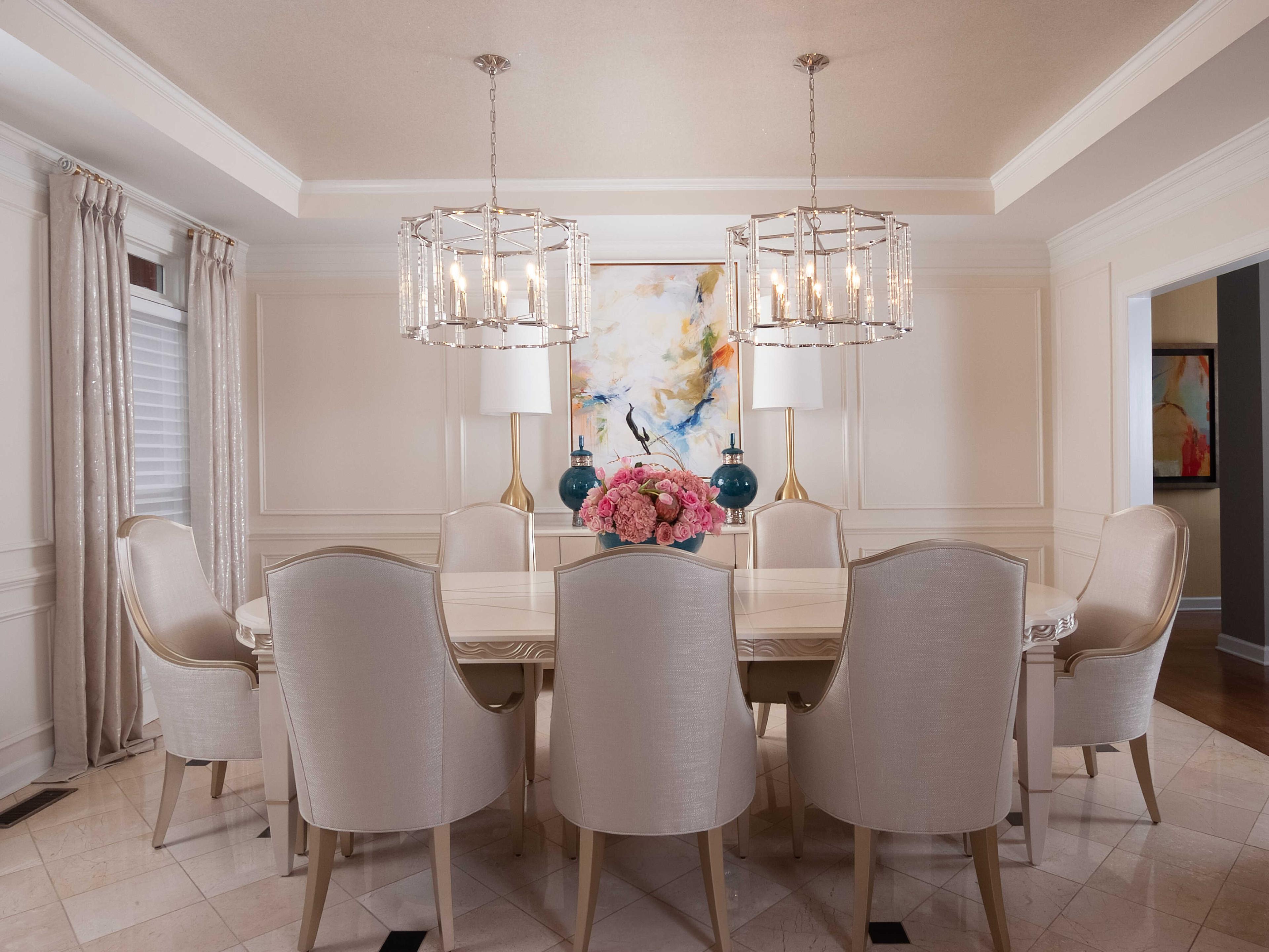 Crystorama Carson 6-Light Polished Nickel Crystal Candelabra Drum Chandelier