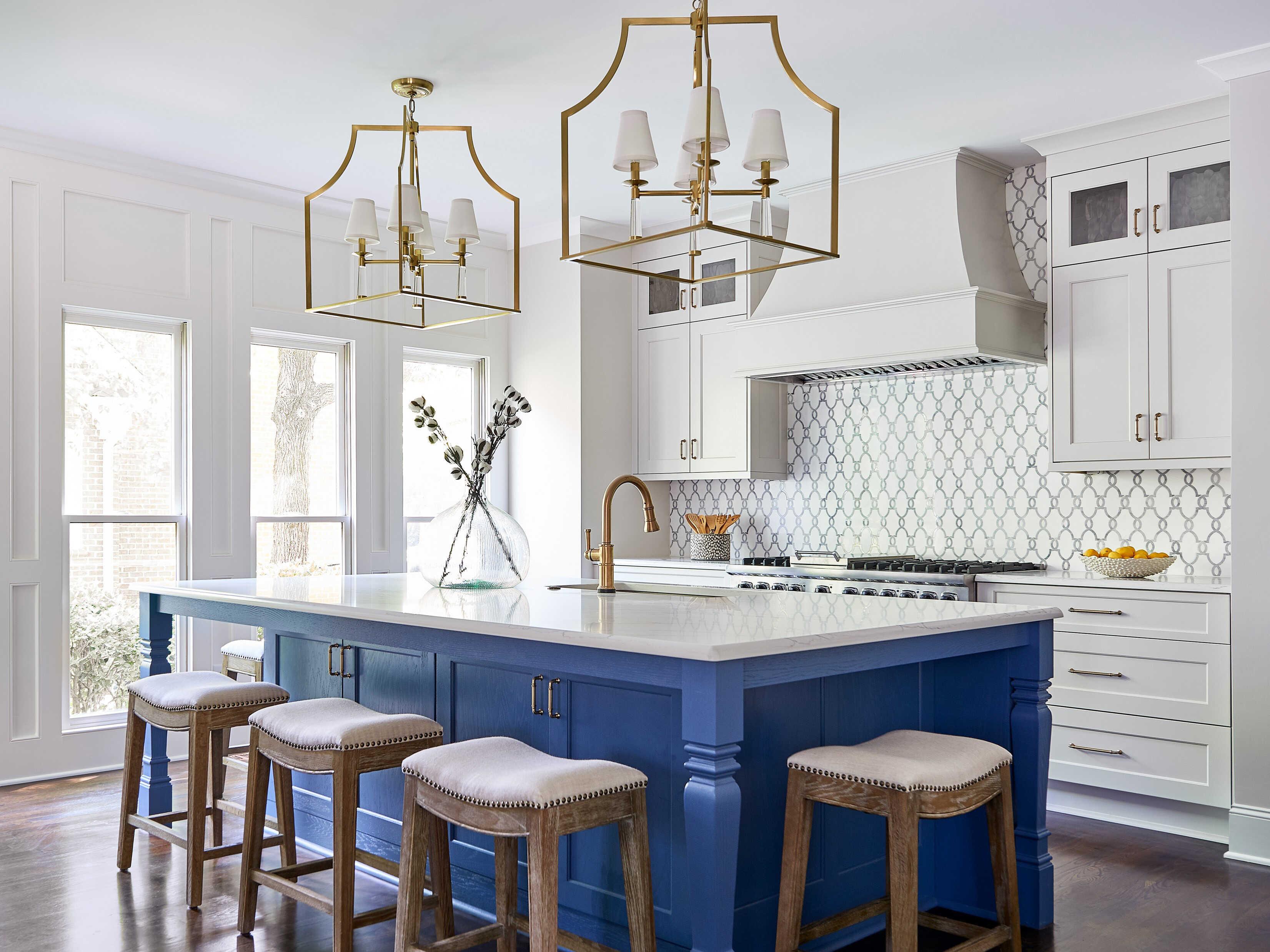 Crystorama Baxter 4-Light Aged Brass Steel Candelabra Chandelier