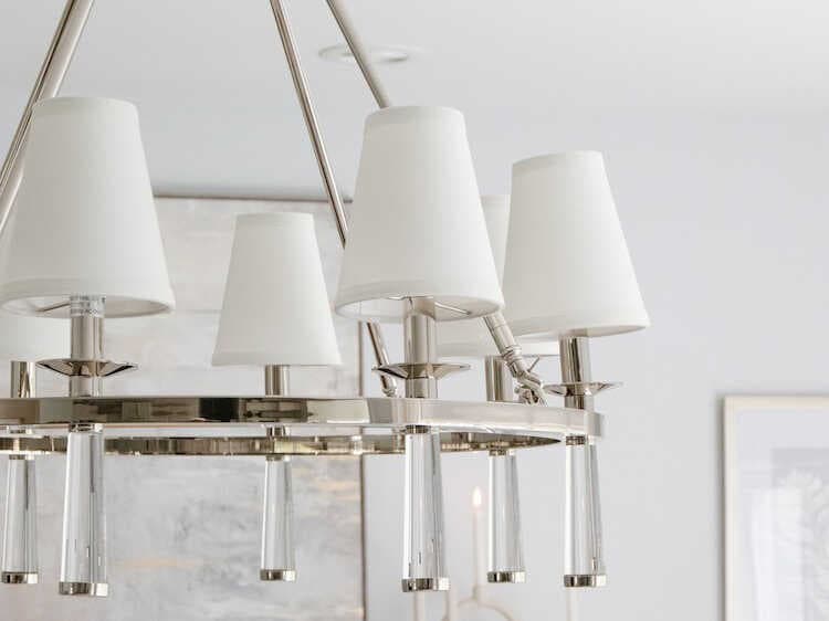 Crystorama Baxter 8-Light Gold Candelabra Chandelier