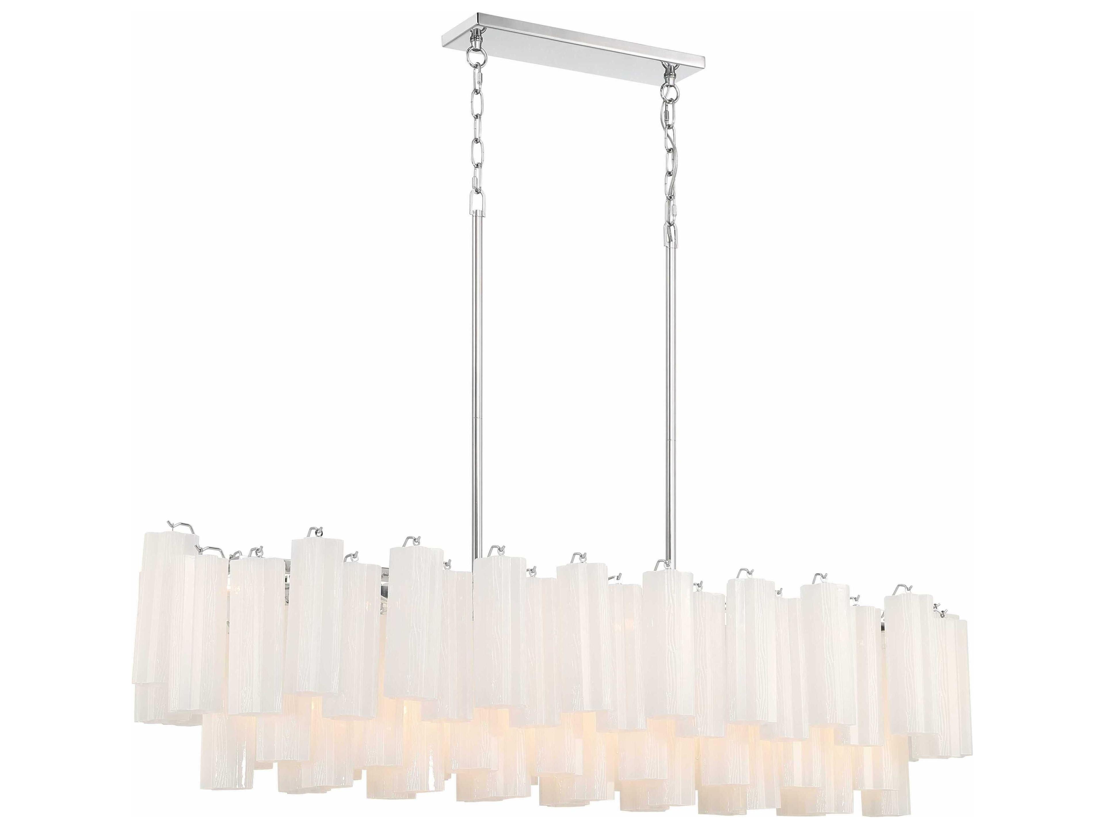 Crystorama Addis 14-Light Polished Chrome Island Pendant