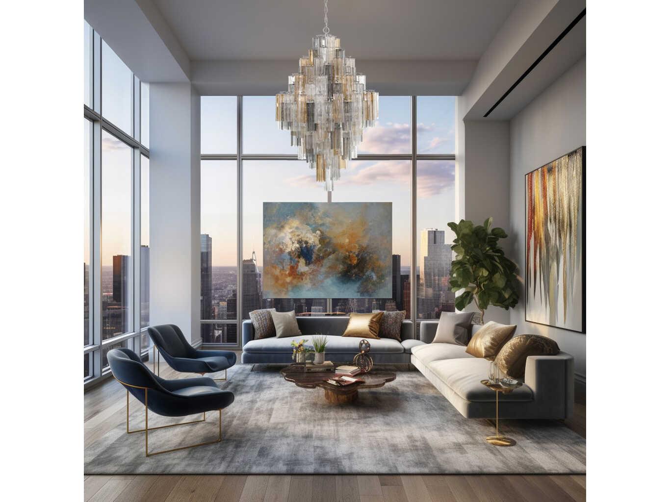 Crystorama Addis 20-Light Polished Chrome Candelabra Tiered Chandelier